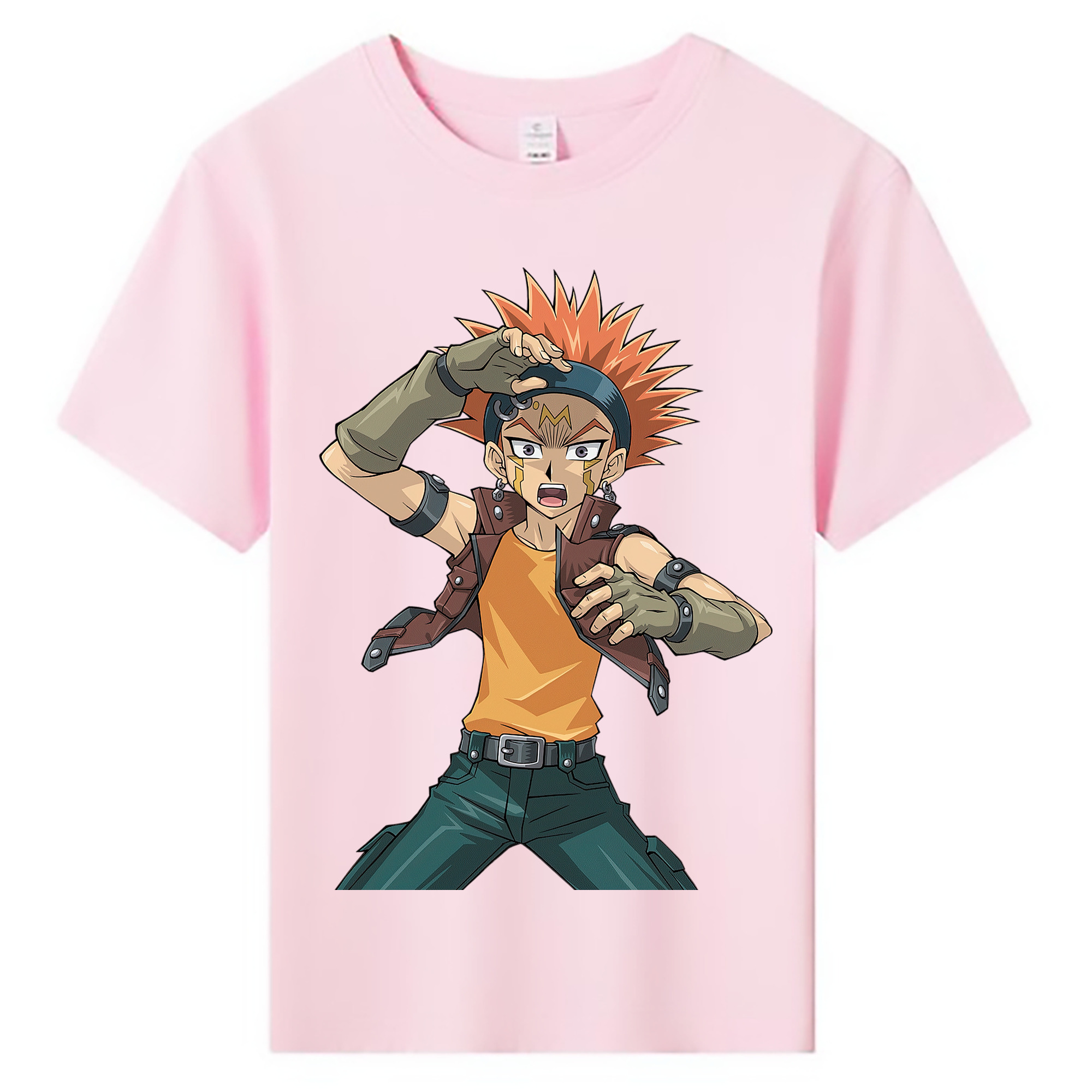 （画像用） 遊☆戯☆王 Yu-Gi-Oh! 綿100％キッズTシャツ（フロントプリント）