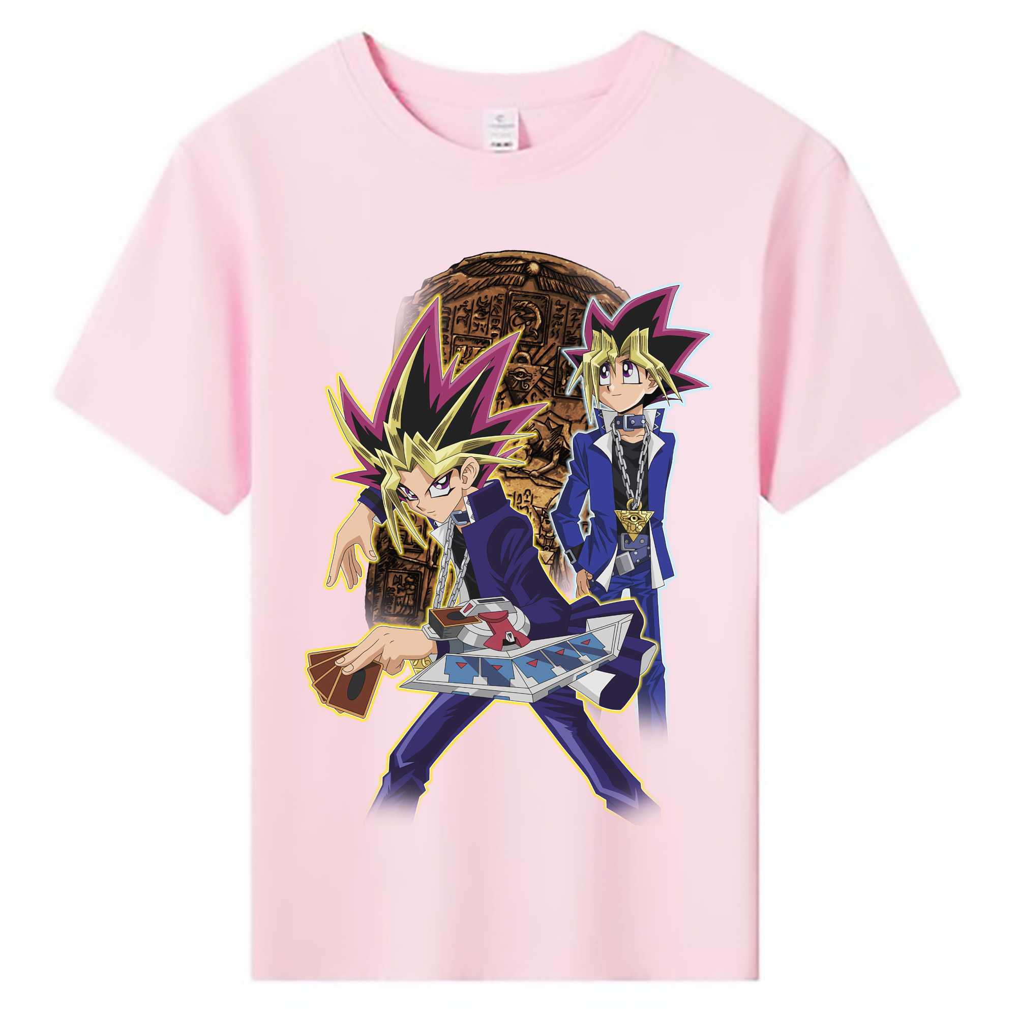 （画像用） 遊☆戯☆王 Yu-Gi-Oh! 綿100％キッズTシャツ（フロントプリント）