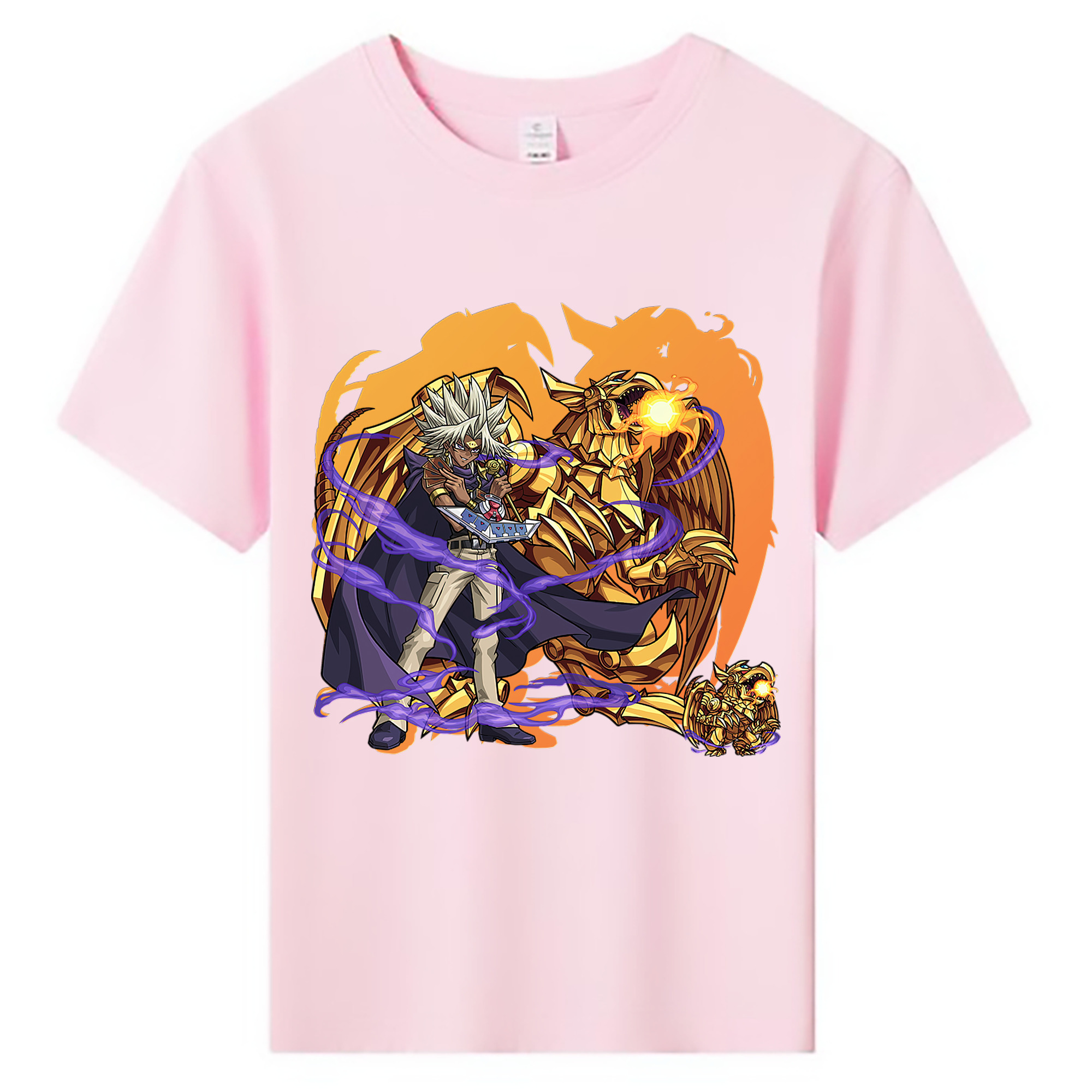 （画像用） 遊☆戯☆王 Yu-Gi-Oh! 綿100％キッズTシャツ（フロントプリント）