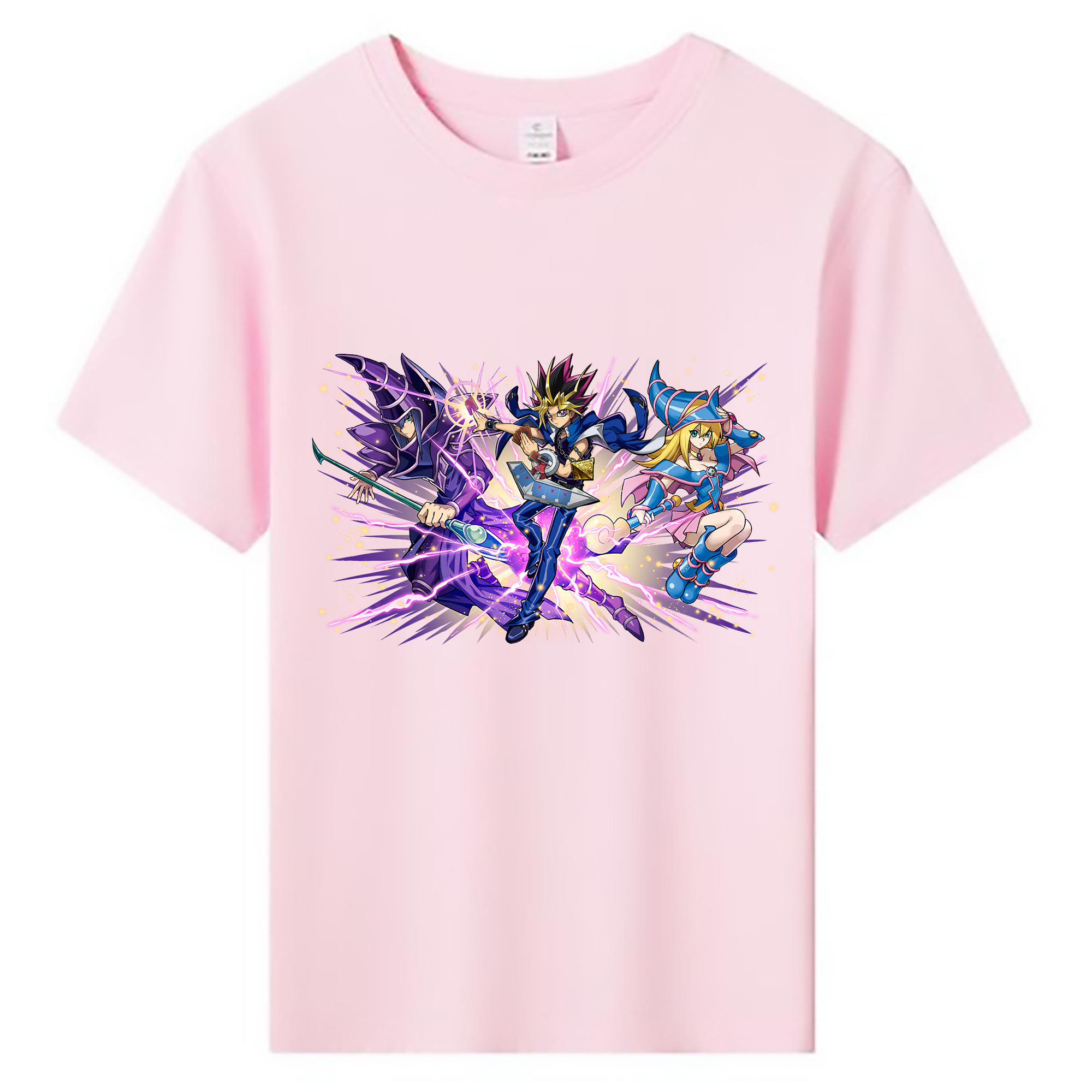 （画像用） 遊☆戯☆王 Yu-Gi-Oh! 綿100％キッズTシャツ（フロントプリント）