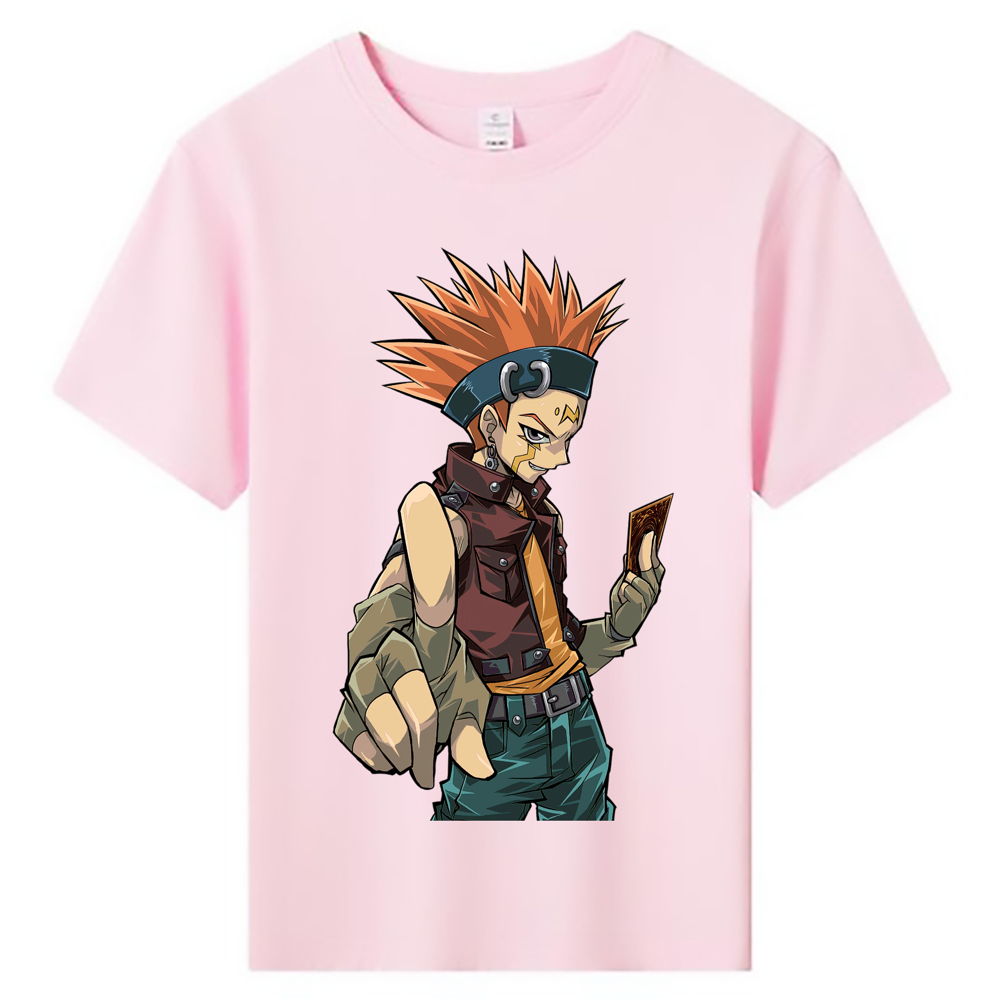 （画像用） 遊☆戯☆王 Yu-Gi-Oh! 綿100％キッズTシャツ（フロントプリント）