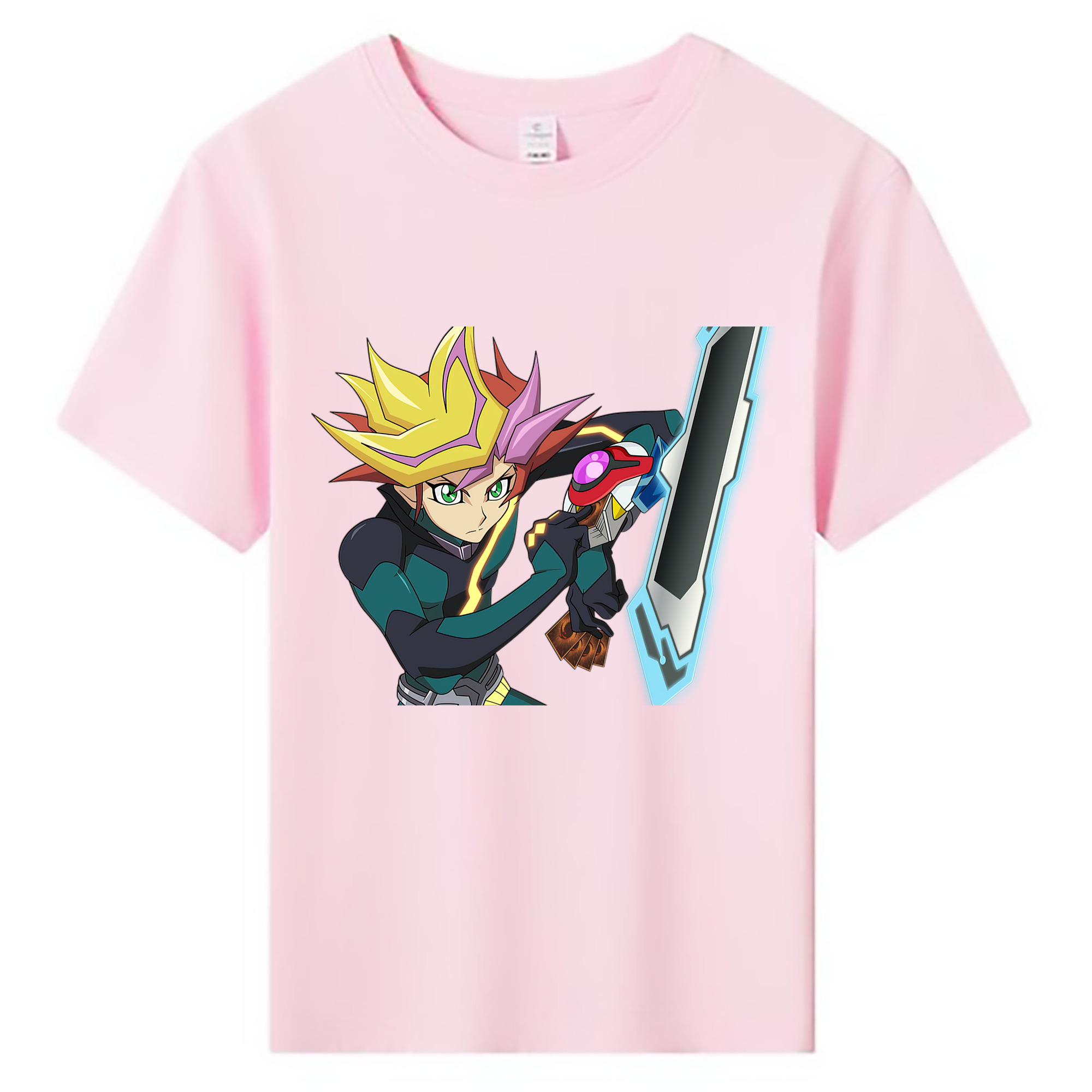（画像用） 遊☆戯☆王 Yu-Gi-Oh! 綿100％キッズTシャツ（フロントプリント）