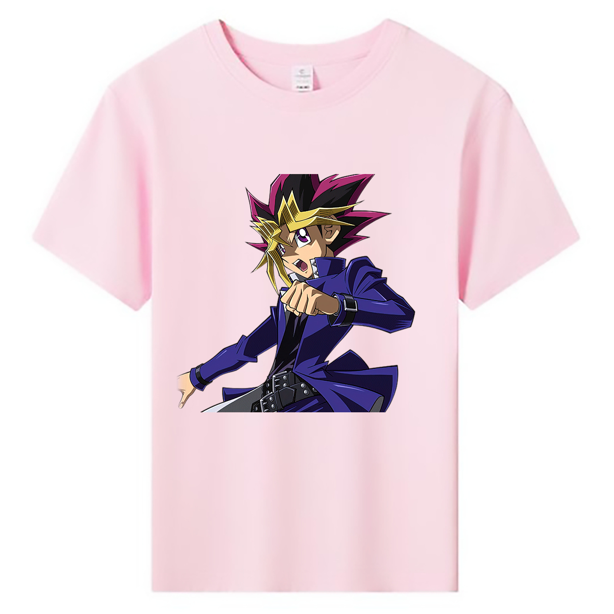 （画像用） 遊☆戯☆王 Yu-Gi-Oh! 綿100％キッズTシャツ（フロントプリント）