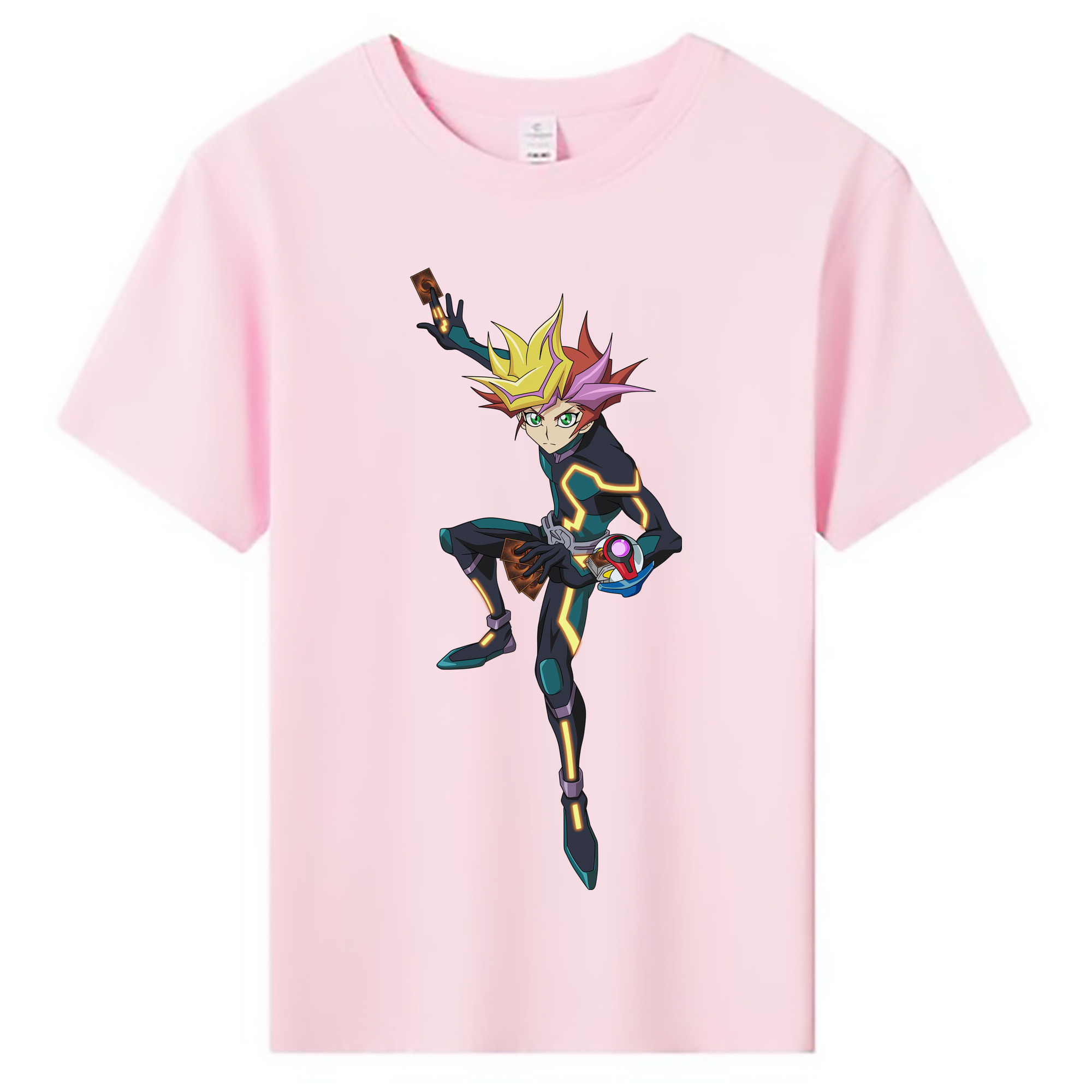 （画像用） 遊☆戯☆王 Yu-Gi-Oh! 綿100％キッズTシャツ（フロントプリント）