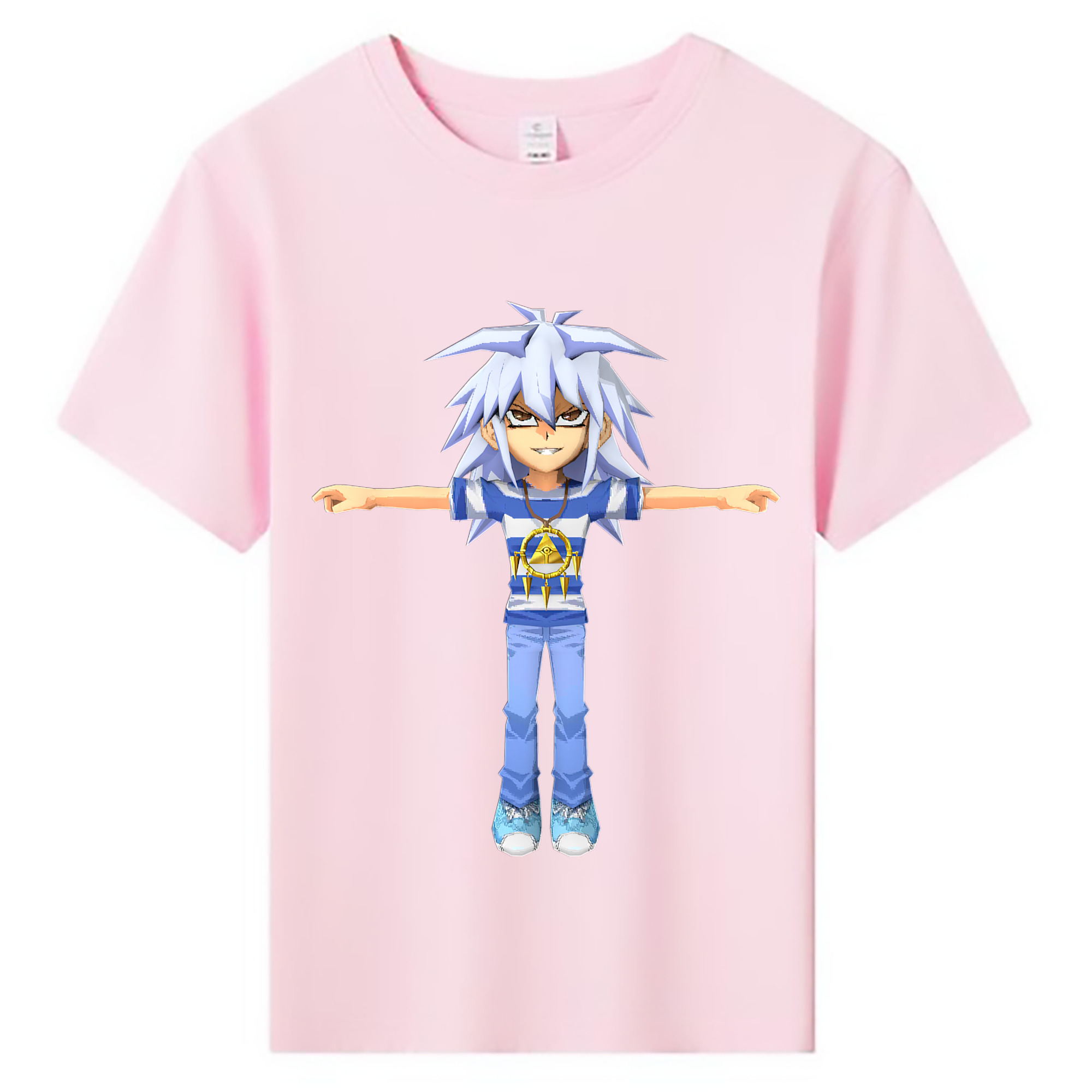 （画像用） 遊☆戯☆王 Yu-Gi-Oh! 綿100％キッズTシャツ（フロントプリント）