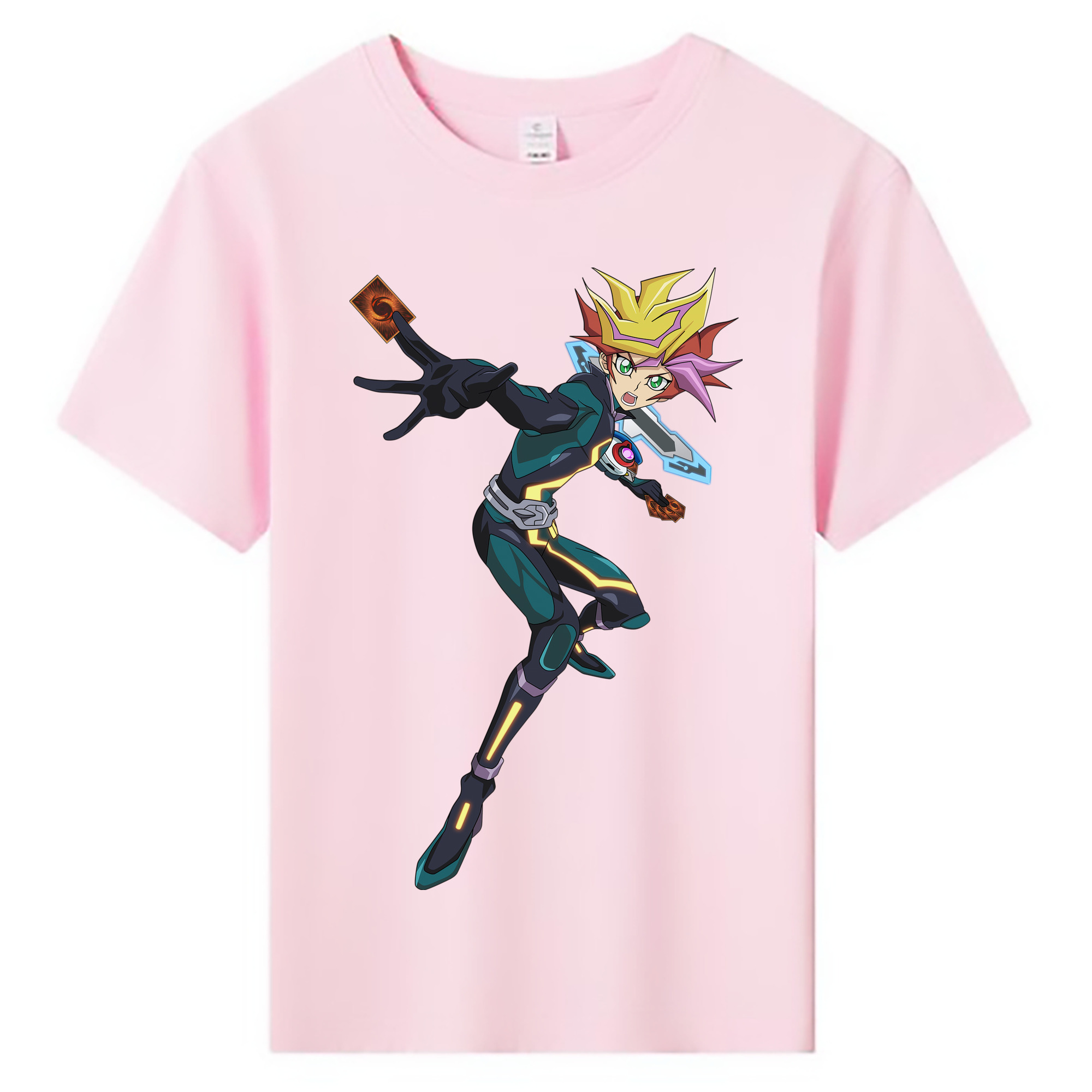 （画像用） 遊☆戯☆王 Yu-Gi-Oh! 綿100％キッズTシャツ（フロントプリント）