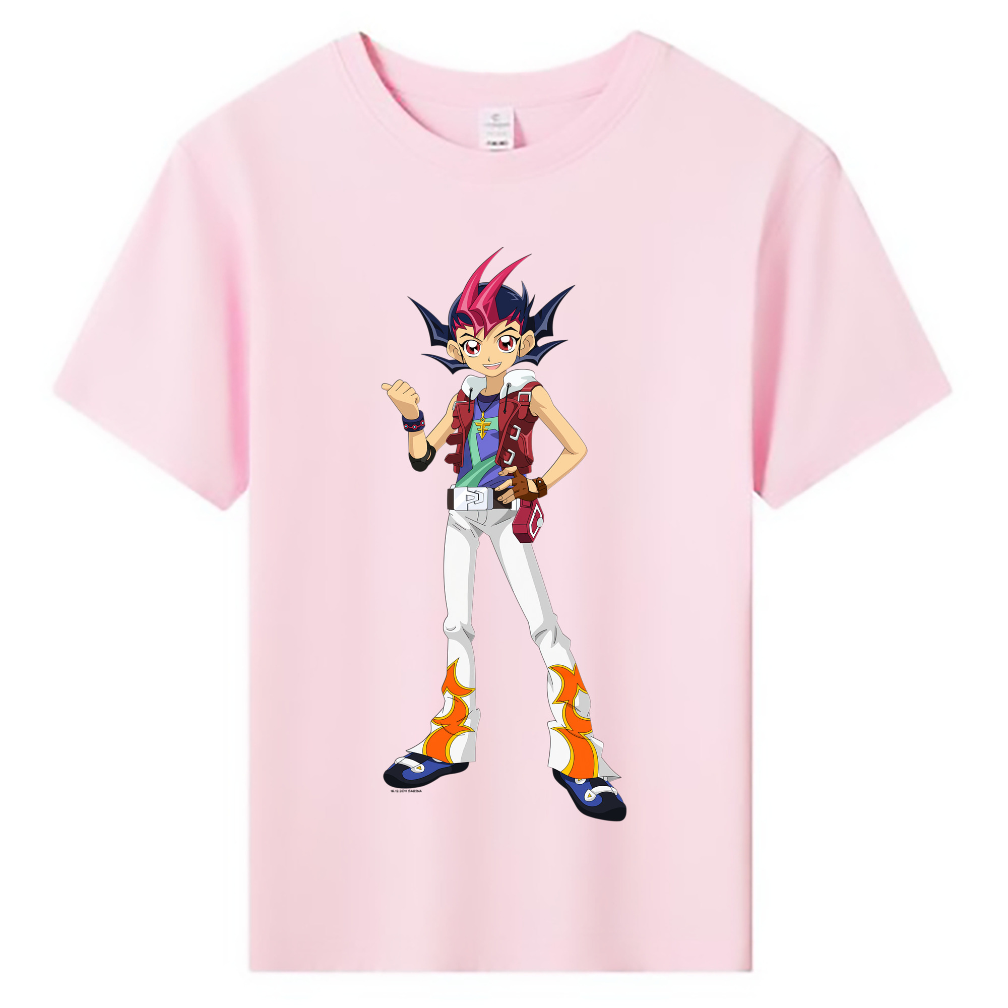（画像用） 遊☆戯☆王 Yu-Gi-Oh! 綿100％キッズTシャツ（フロントプリント）