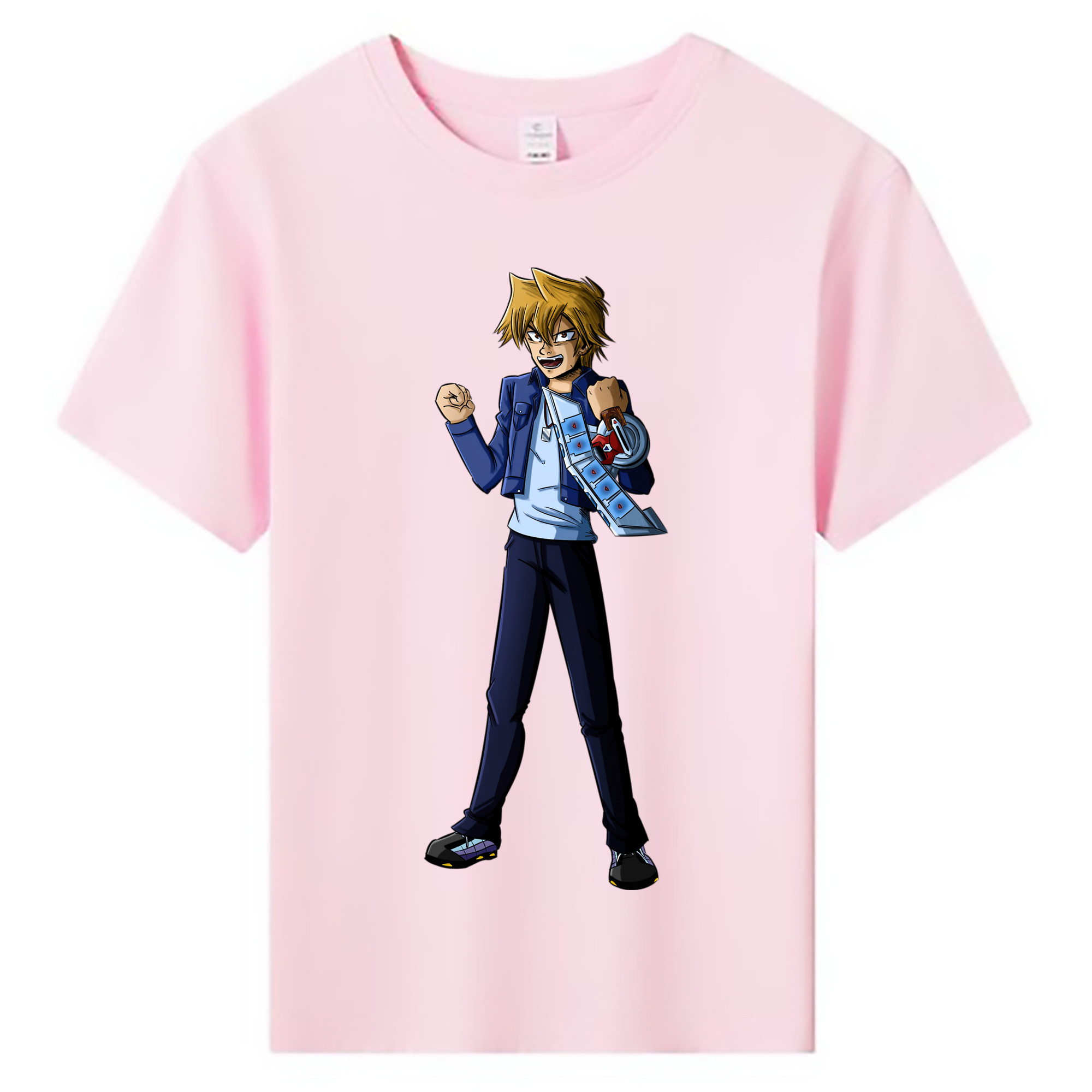 （画像用） 遊☆戯☆王 Yu-Gi-Oh! 綿100％キッズTシャツ（フロントプリント）