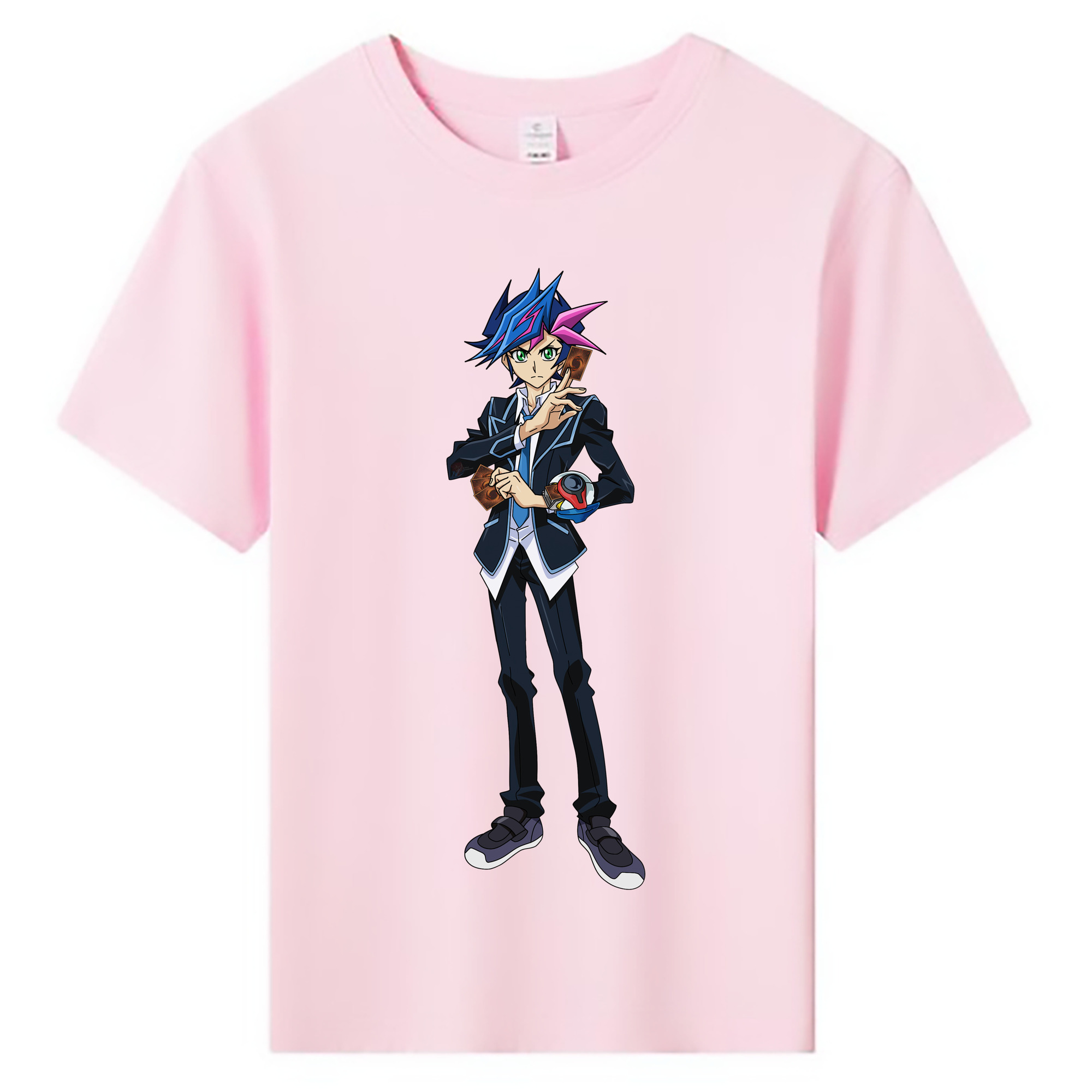 （画像用） 遊☆戯☆王 Yu-Gi-Oh! 綿100％キッズTシャツ（フロントプリント）