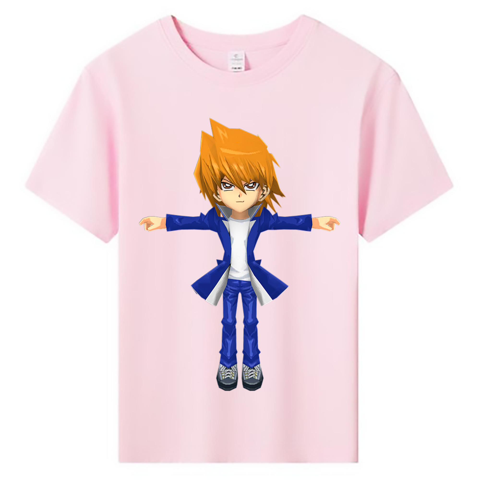 （画像用） 遊☆戯☆王 Yu-Gi-Oh! 綿100％キッズTシャツ（フロントプリント）