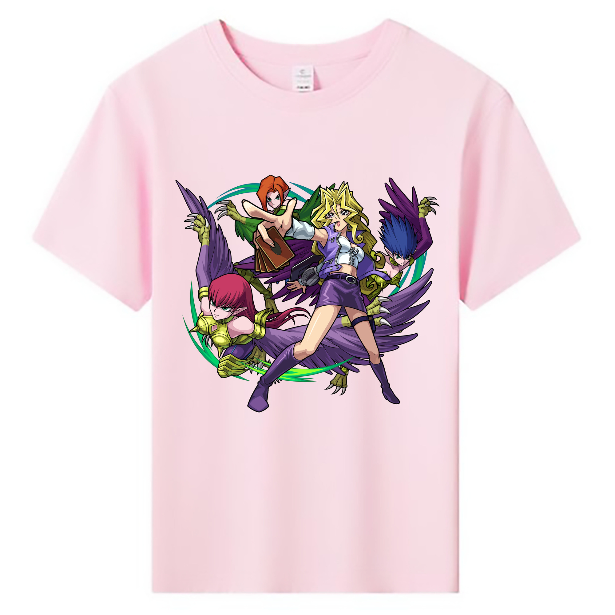 （画像用） 遊☆戯☆王 Yu-Gi-Oh! 綿100％キッズTシャツ（フロントプリント）