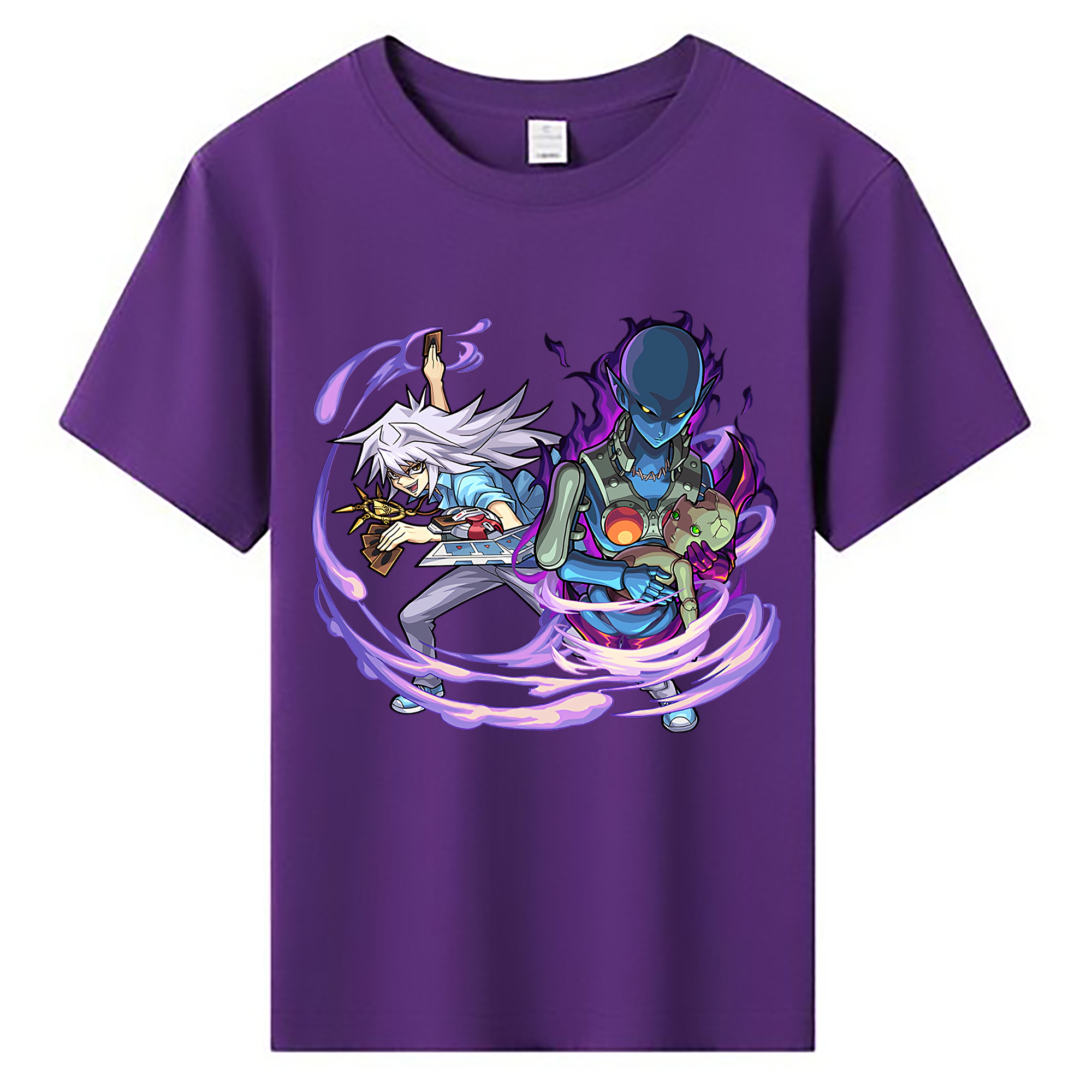 （画像用） 遊☆戯☆王 Yu-Gi-Oh! 綿100％キッズTシャツ（フロントプリント）