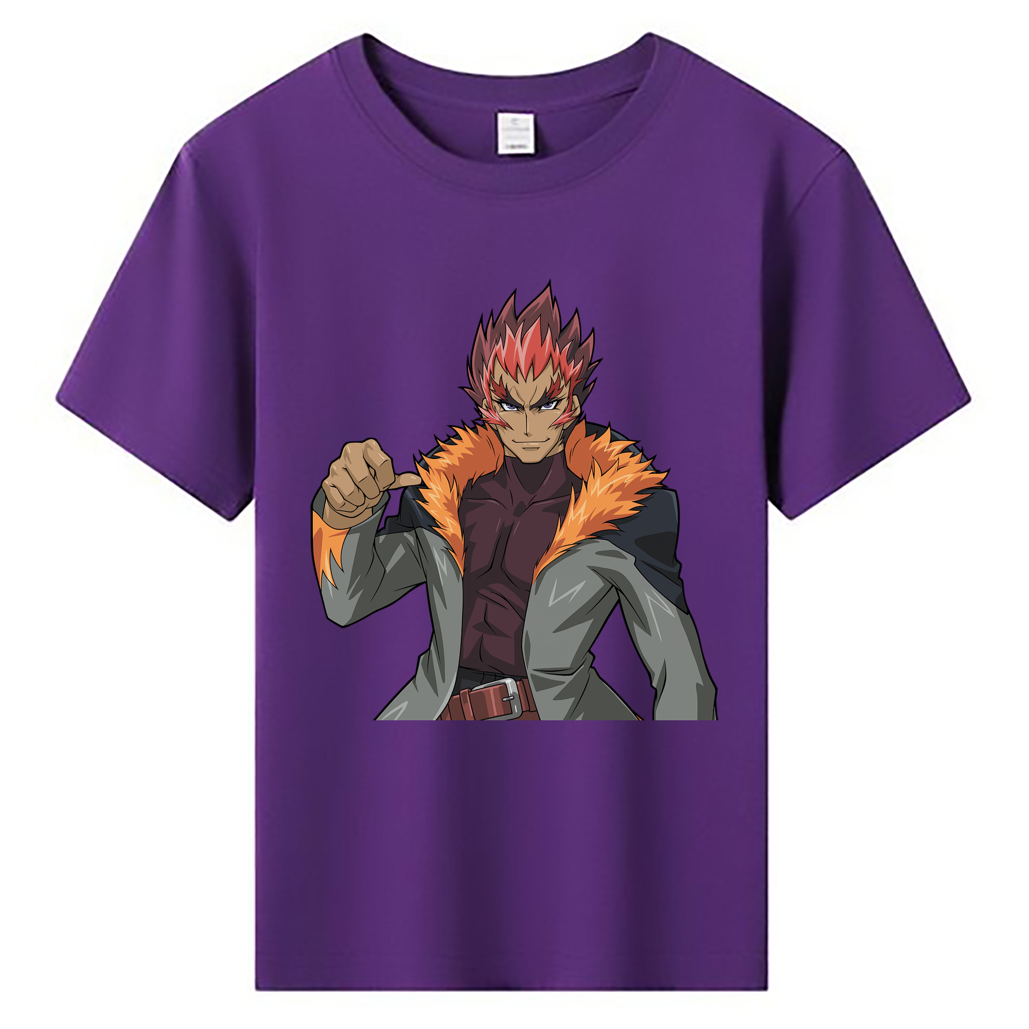（画像用） 遊☆戯☆王 Yu-Gi-Oh! 綿100％キッズTシャツ（フロントプリント）