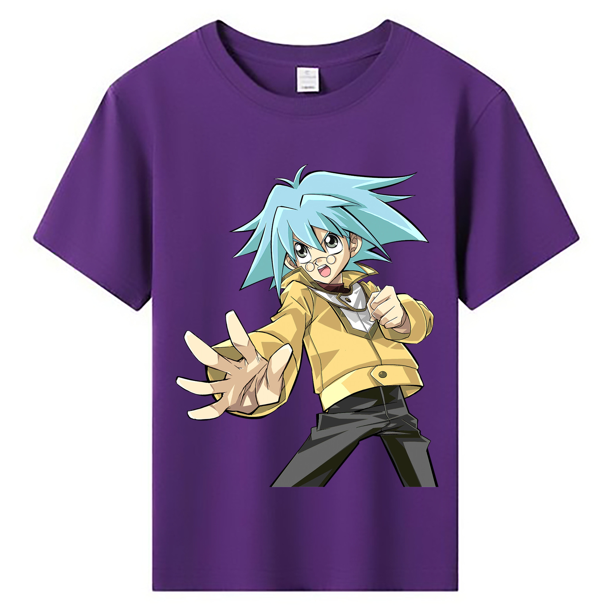 （画像用） 遊☆戯☆王 Yu-Gi-Oh! 綿100％キッズTシャツ（フロントプリント）