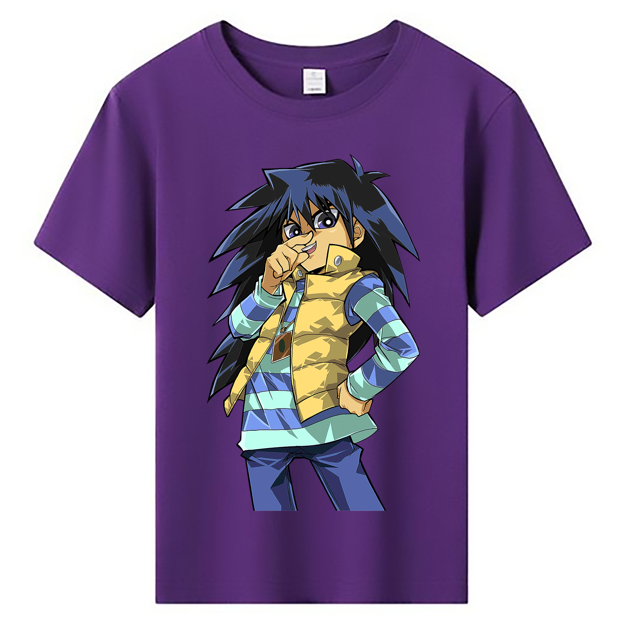 （画像用） 遊☆戯☆王 Yu-Gi-Oh! 綿100％キッズTシャツ（フロントプリント）
