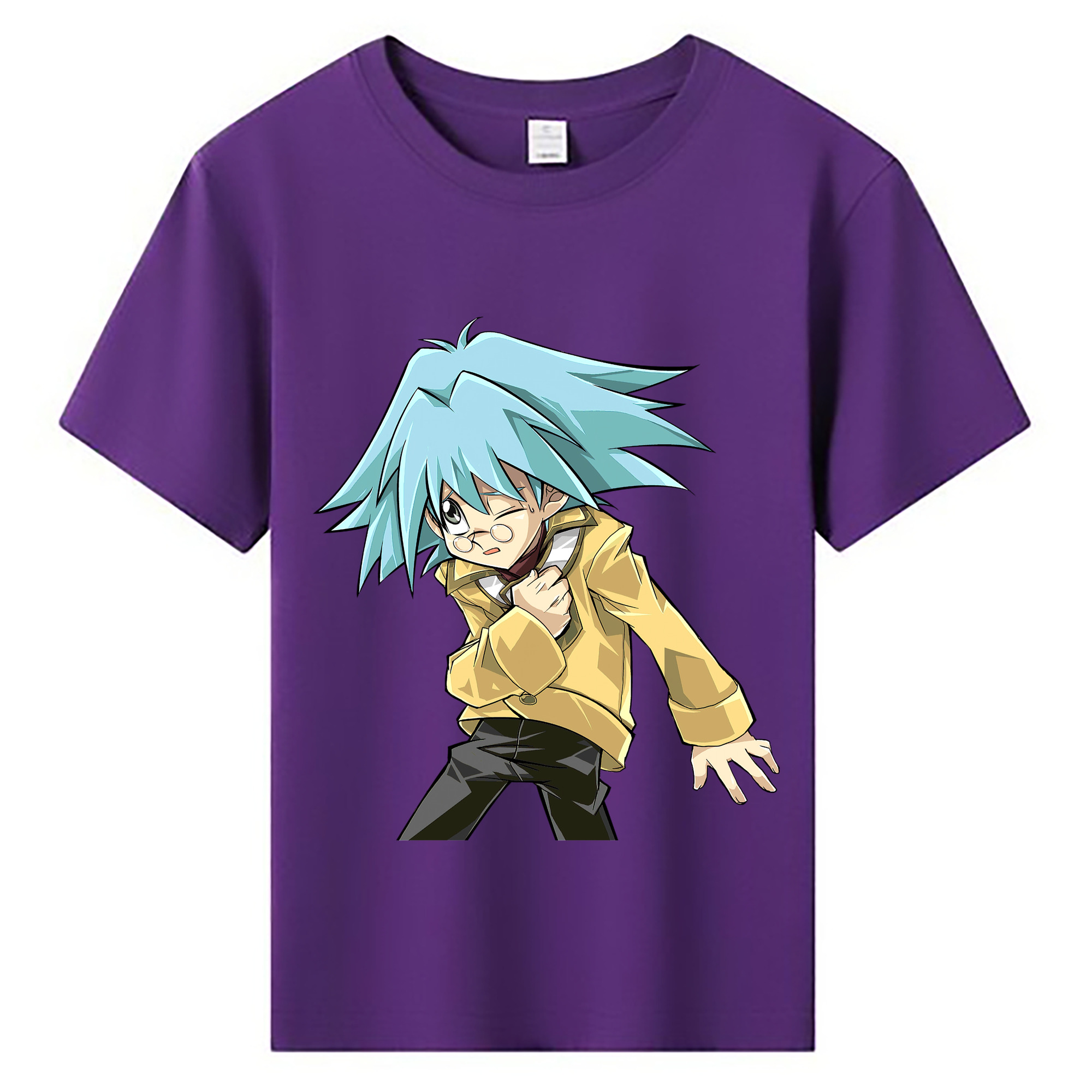 （画像用） 遊☆戯☆王 Yu-Gi-Oh! 綿100％キッズTシャツ（フロントプリント）