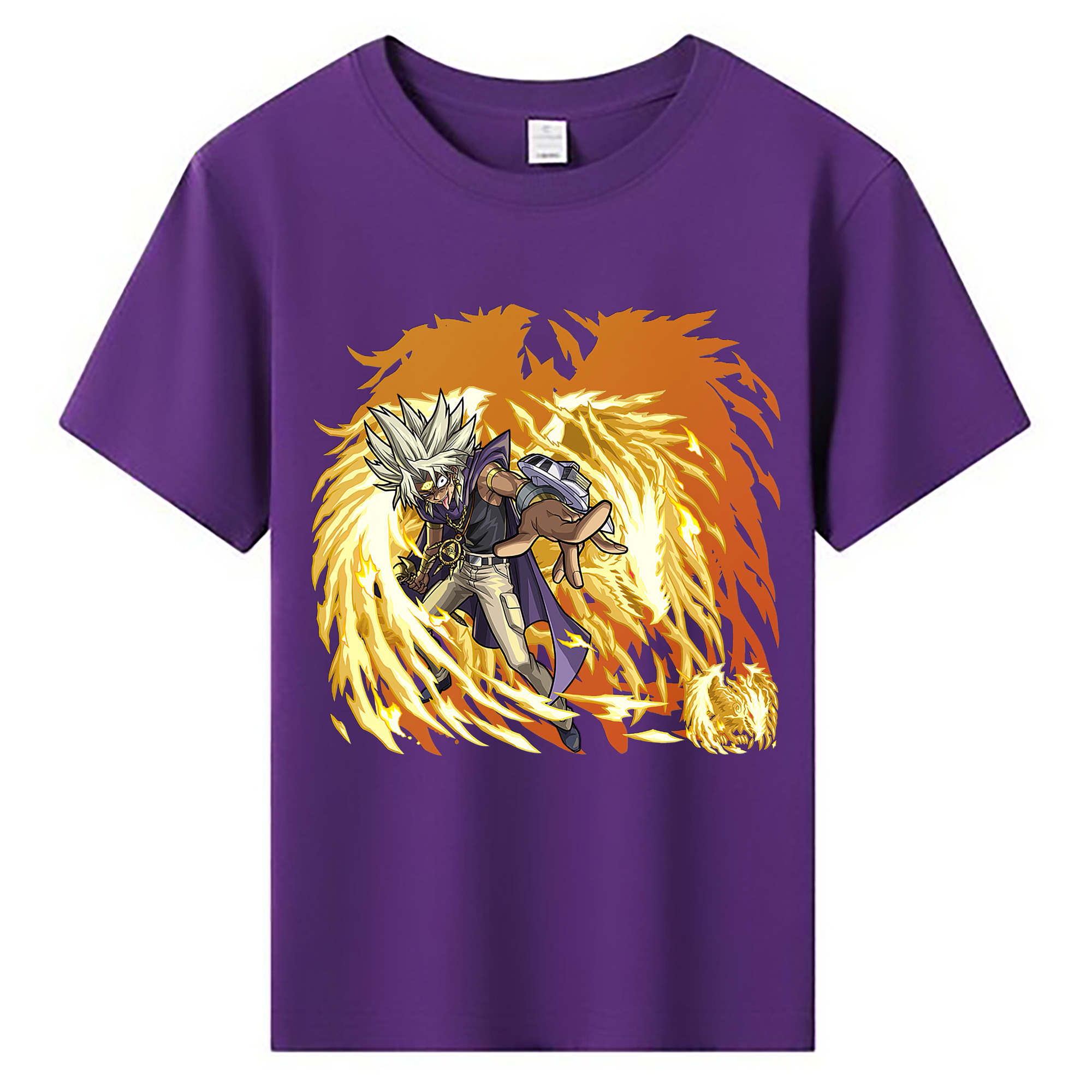 （画像用） 遊☆戯☆王 Yu-Gi-Oh! 綿100％キッズTシャツ（フロントプリント）