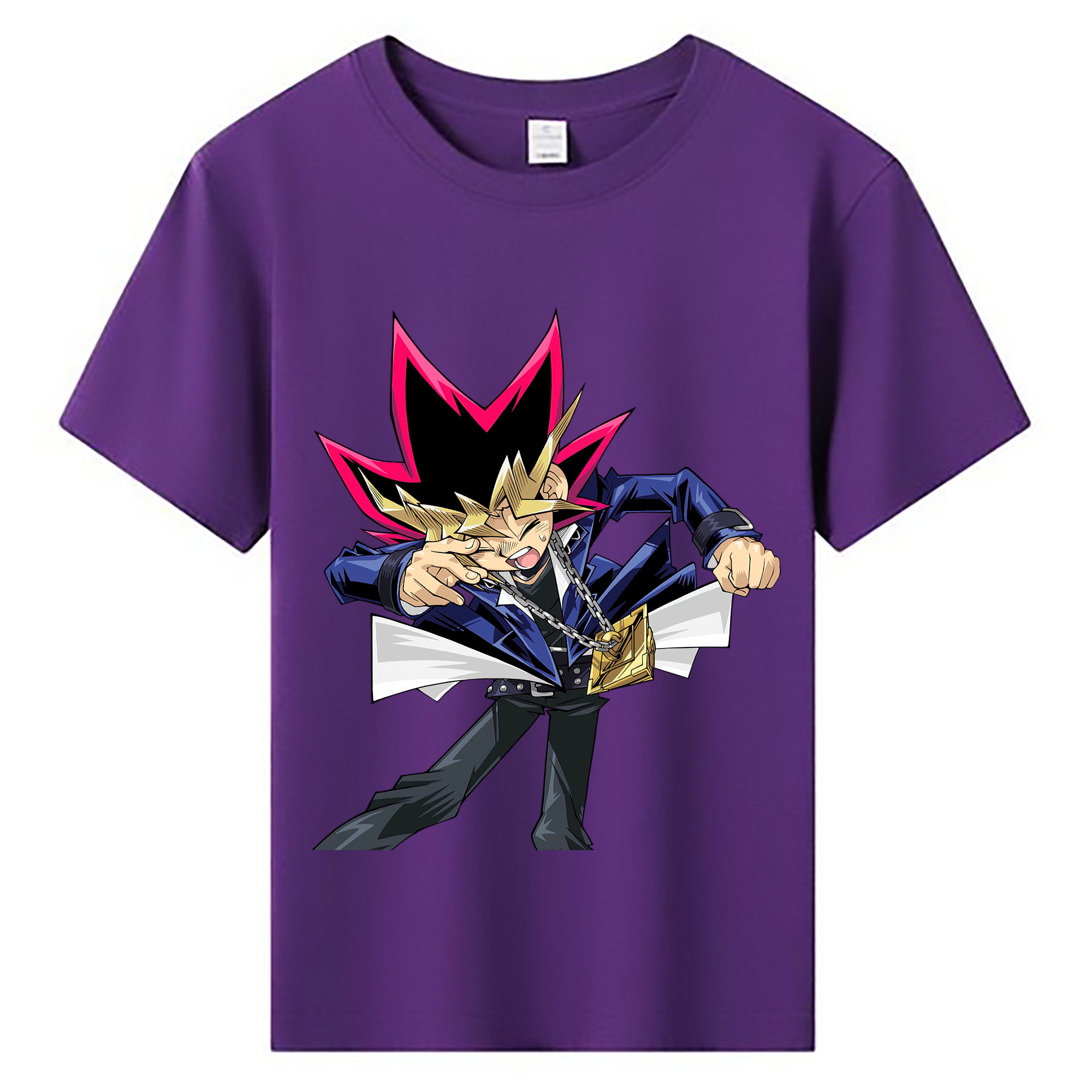 （画像用） 遊☆戯☆王 Yu-Gi-Oh! 綿100％キッズTシャツ（フロントプリント）