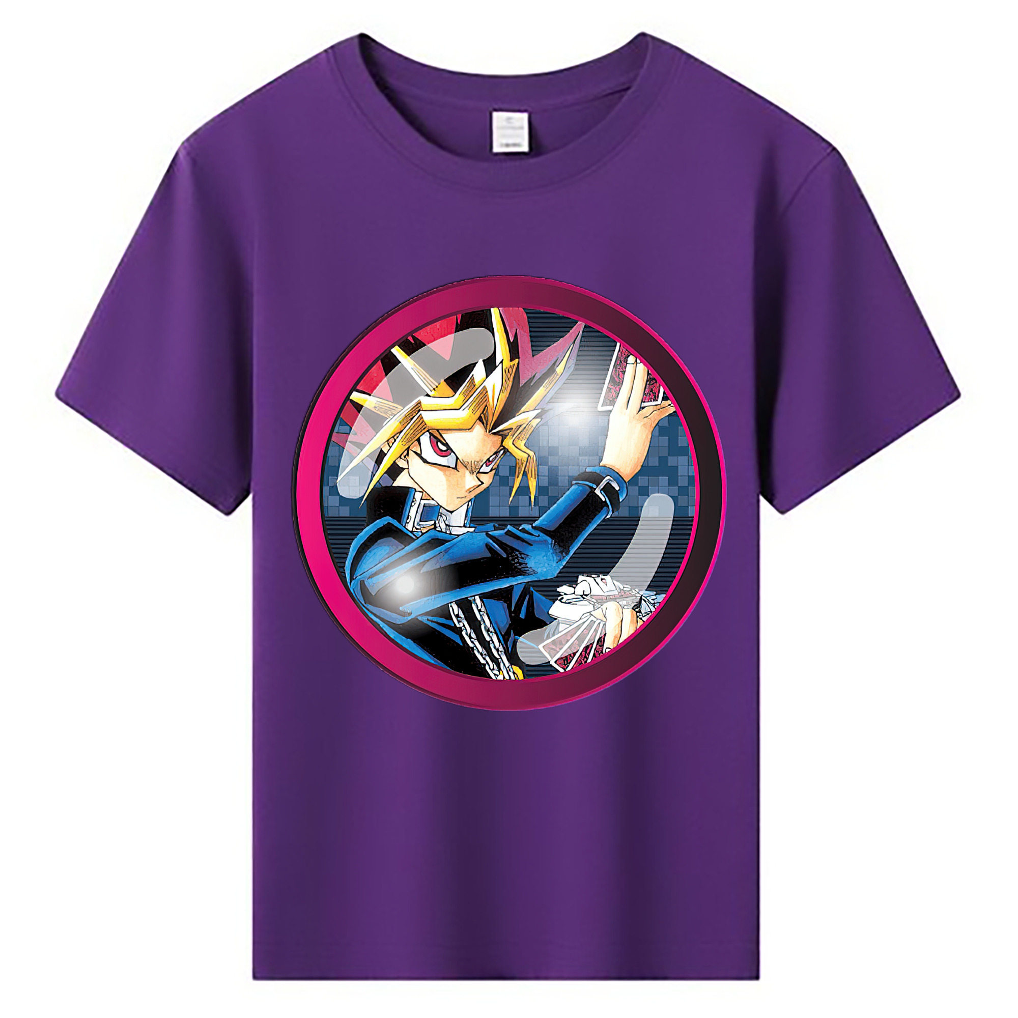 （画像用） 遊☆戯☆王 Yu-Gi-Oh! 綿100％キッズTシャツ（フロントプリント）