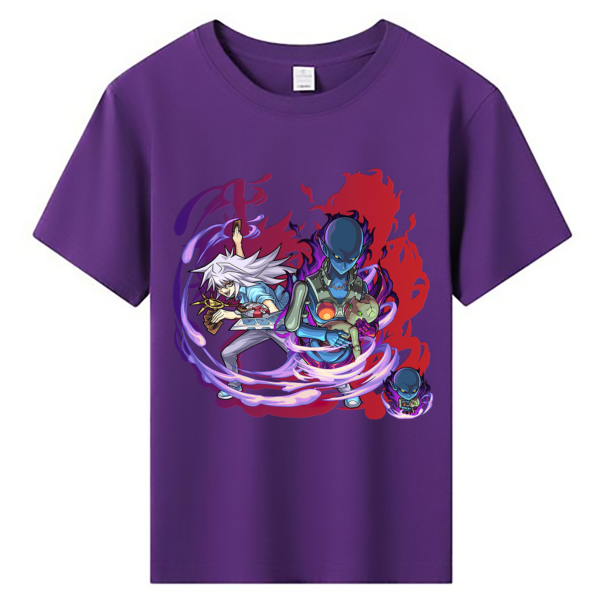（画像用） 遊☆戯☆王 Yu-Gi-Oh! 綿100％キッズTシャツ（フロントプリント）