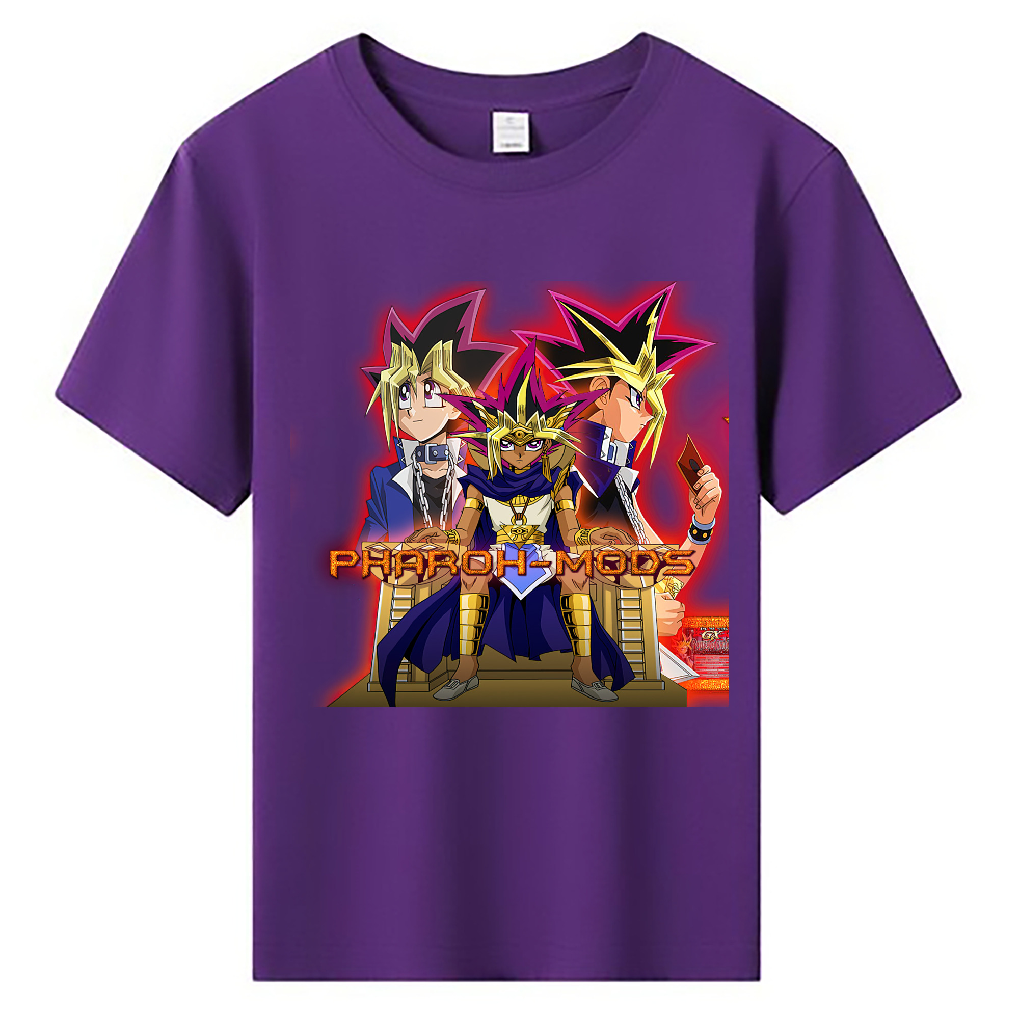 （画像用） 遊☆戯☆王 Yu-Gi-Oh! 綿100％キッズTシャツ（フロントプリント）