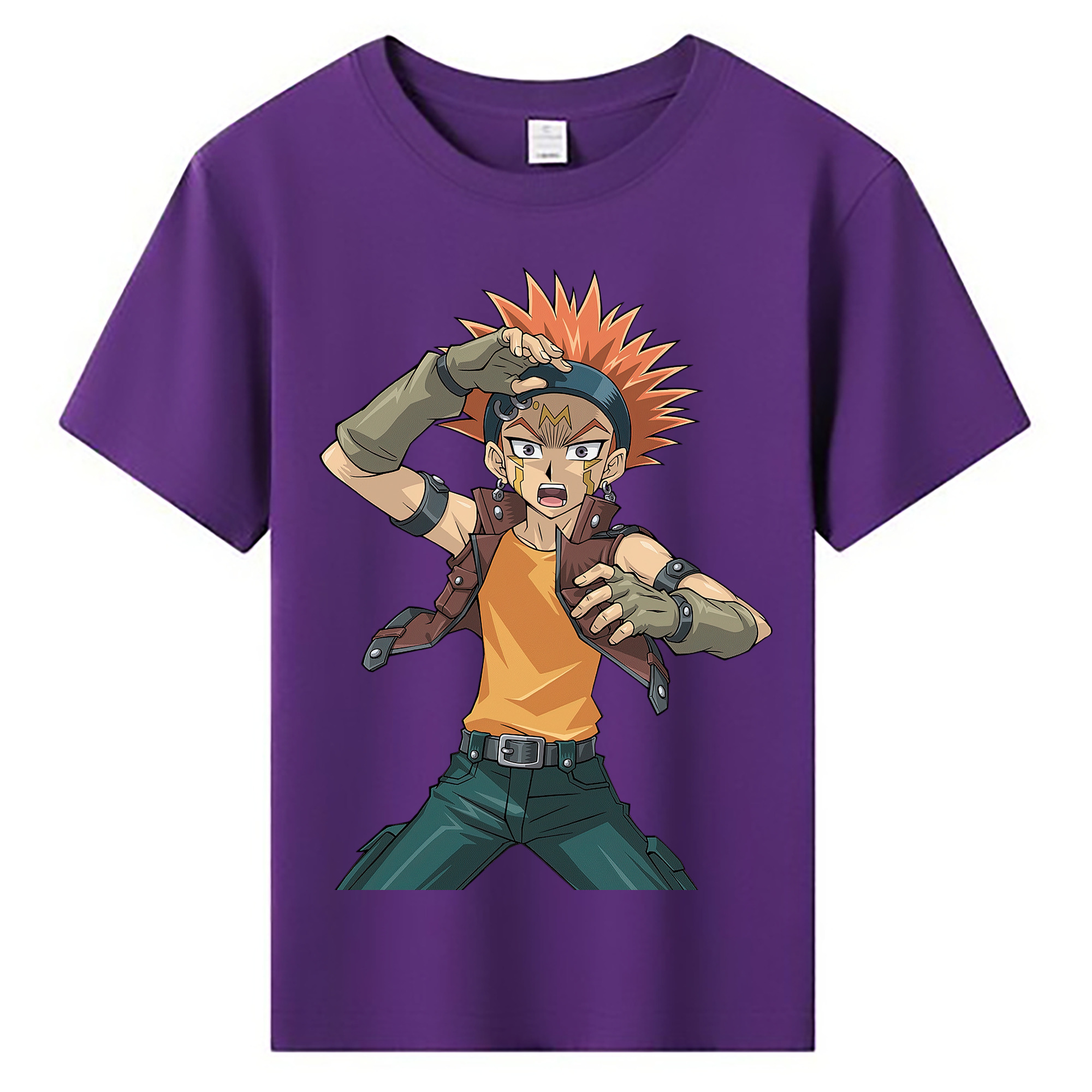 （画像用） 遊☆戯☆王 Yu-Gi-Oh! 綿100％キッズTシャツ（フロントプリント）