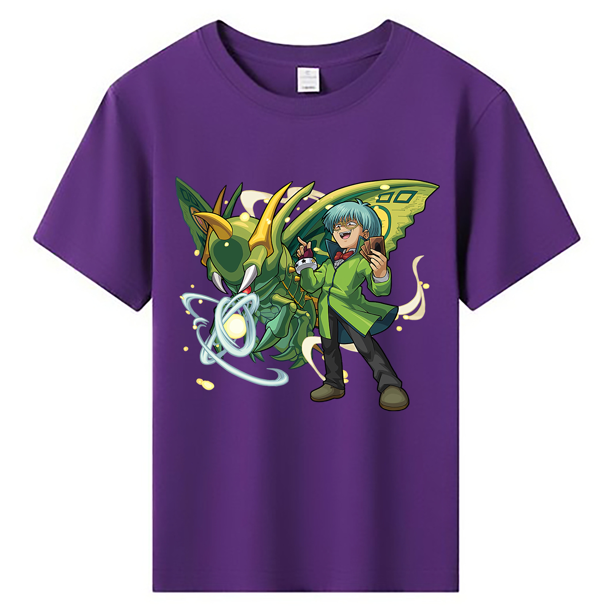 （画像用） 遊☆戯☆王 Yu-Gi-Oh! 綿100％キッズTシャツ（フロントプリント）