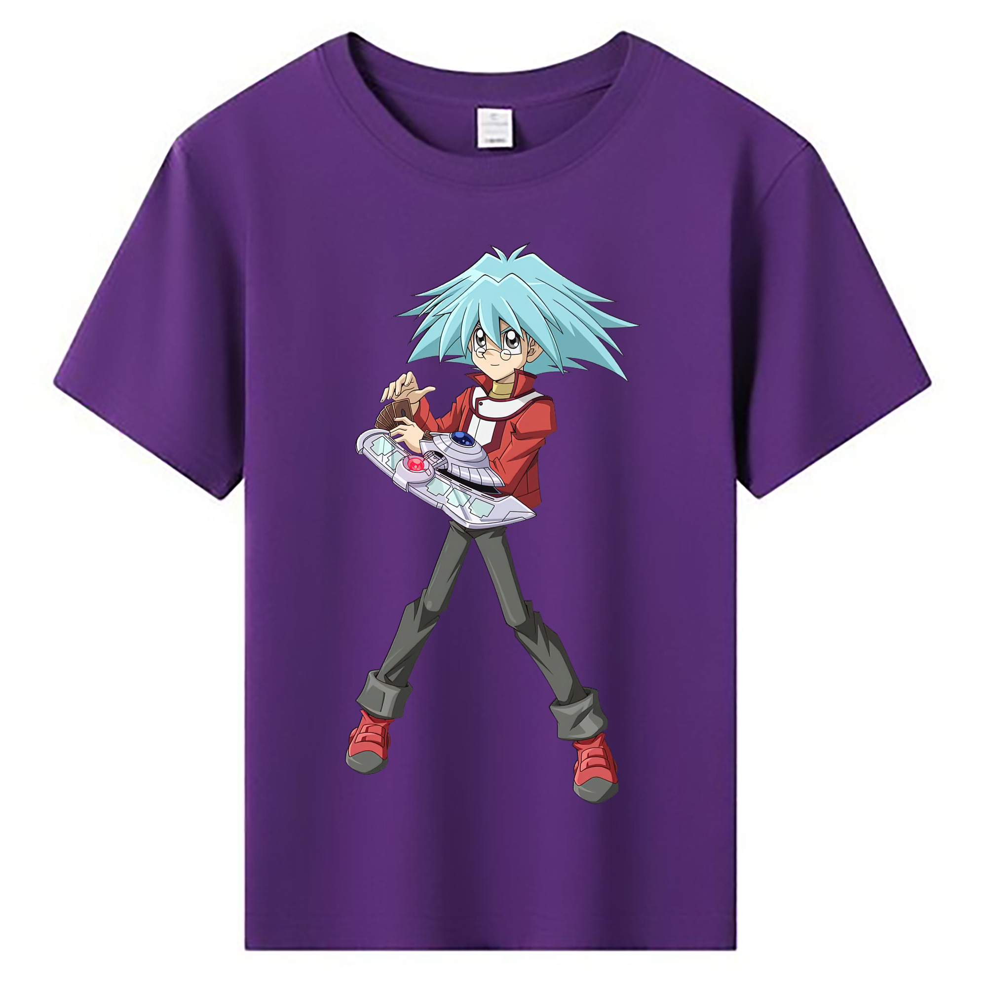 （画像用） 遊☆戯☆王 Yu-Gi-Oh! 綿100％キッズTシャツ（フロントプリント）