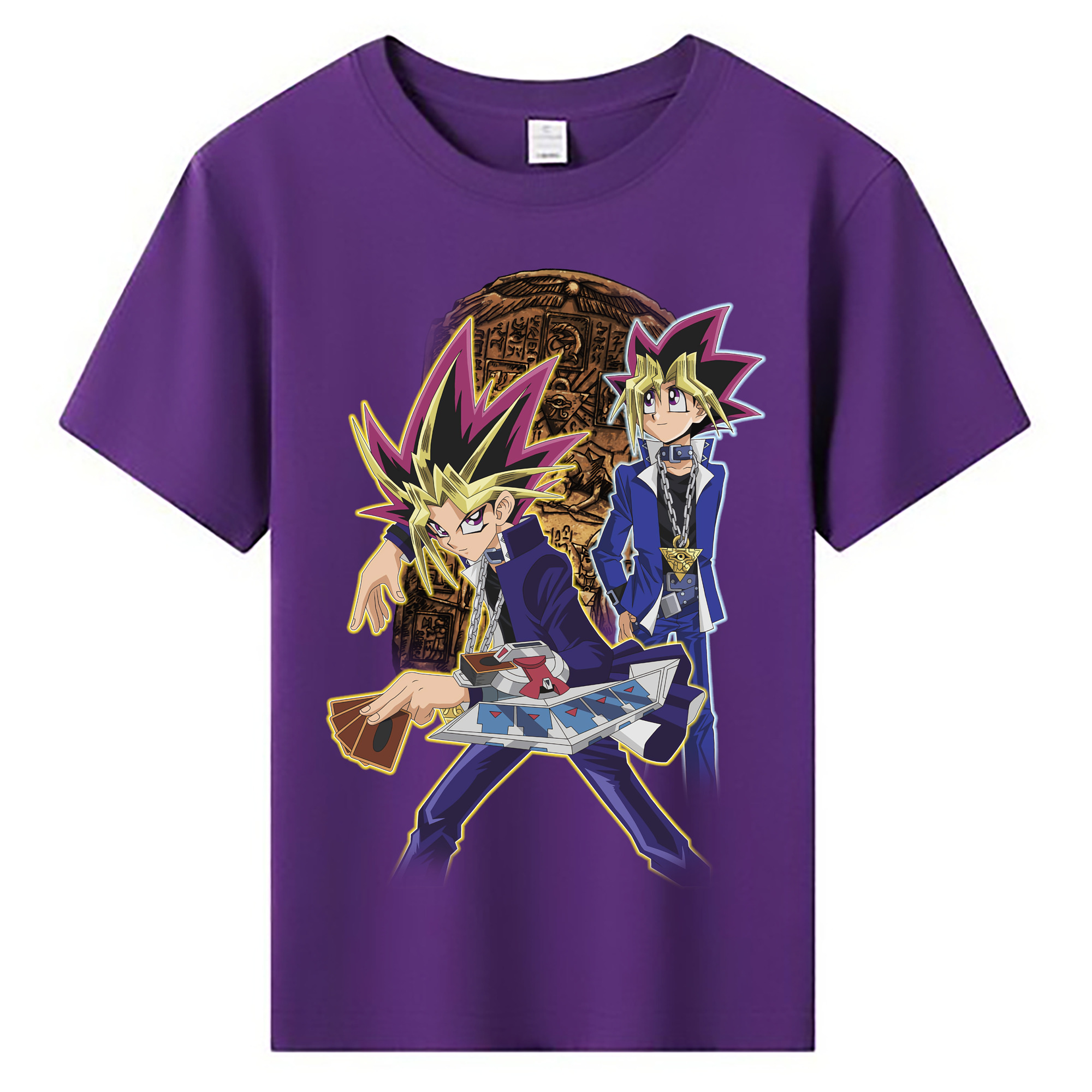 （画像用） 遊☆戯☆王 Yu-Gi-Oh! 綿100％キッズTシャツ（フロントプリント）