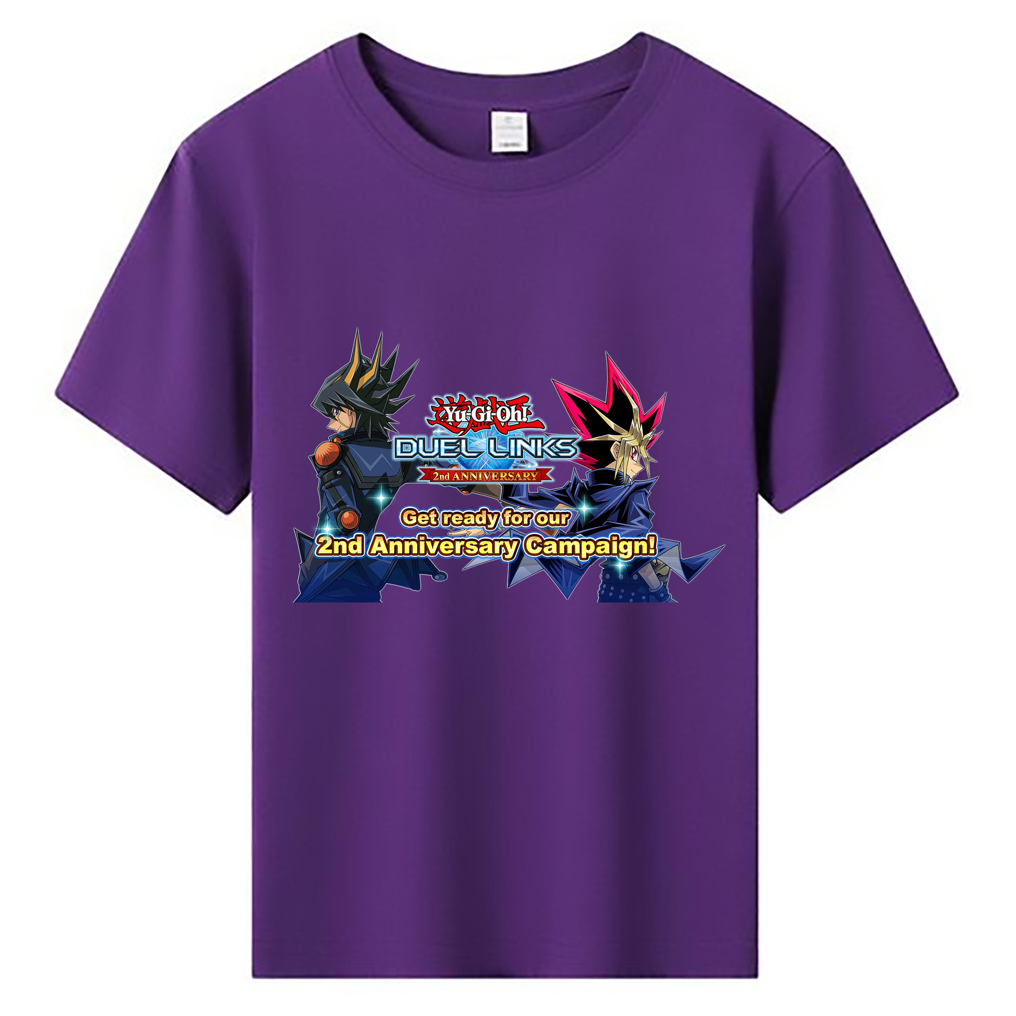 （画像用） 遊☆戯☆王 Yu-Gi-Oh! 綿100％キッズTシャツ（フロントプリント）