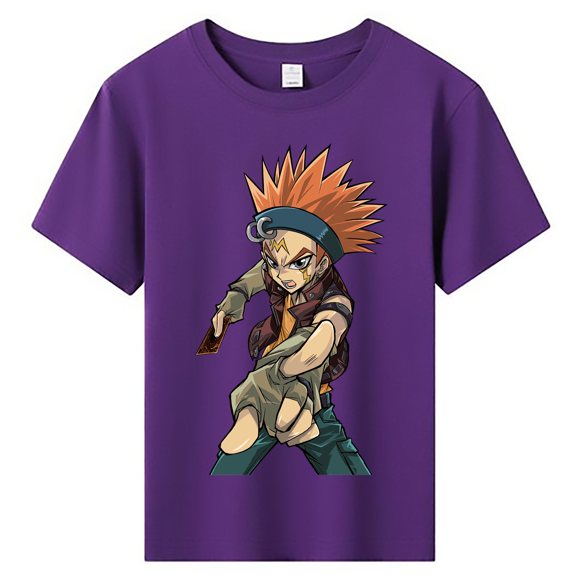 （画像用） 遊☆戯☆王 Yu-Gi-Oh! 綿100％キッズTシャツ（フロントプリント）