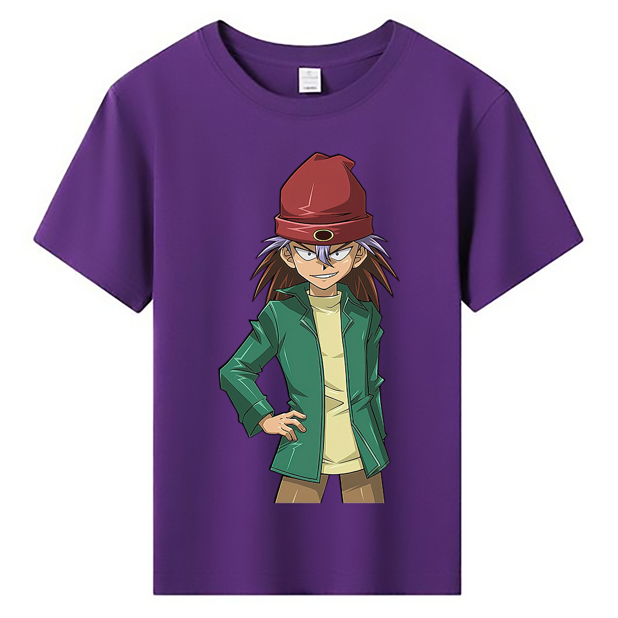 （画像用） 遊☆戯☆王 Yu-Gi-Oh! 綿100％キッズTシャツ（フロントプリント）