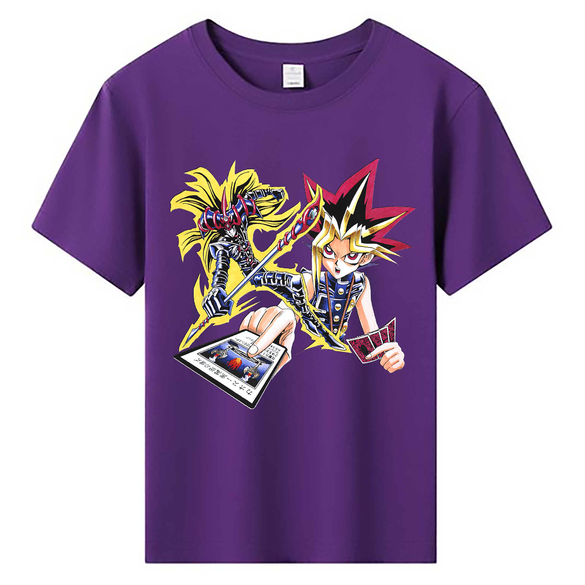 （画像用） 遊☆戯☆王 Yu-Gi-Oh! 綿100％キッズTシャツ（フロントプリント）