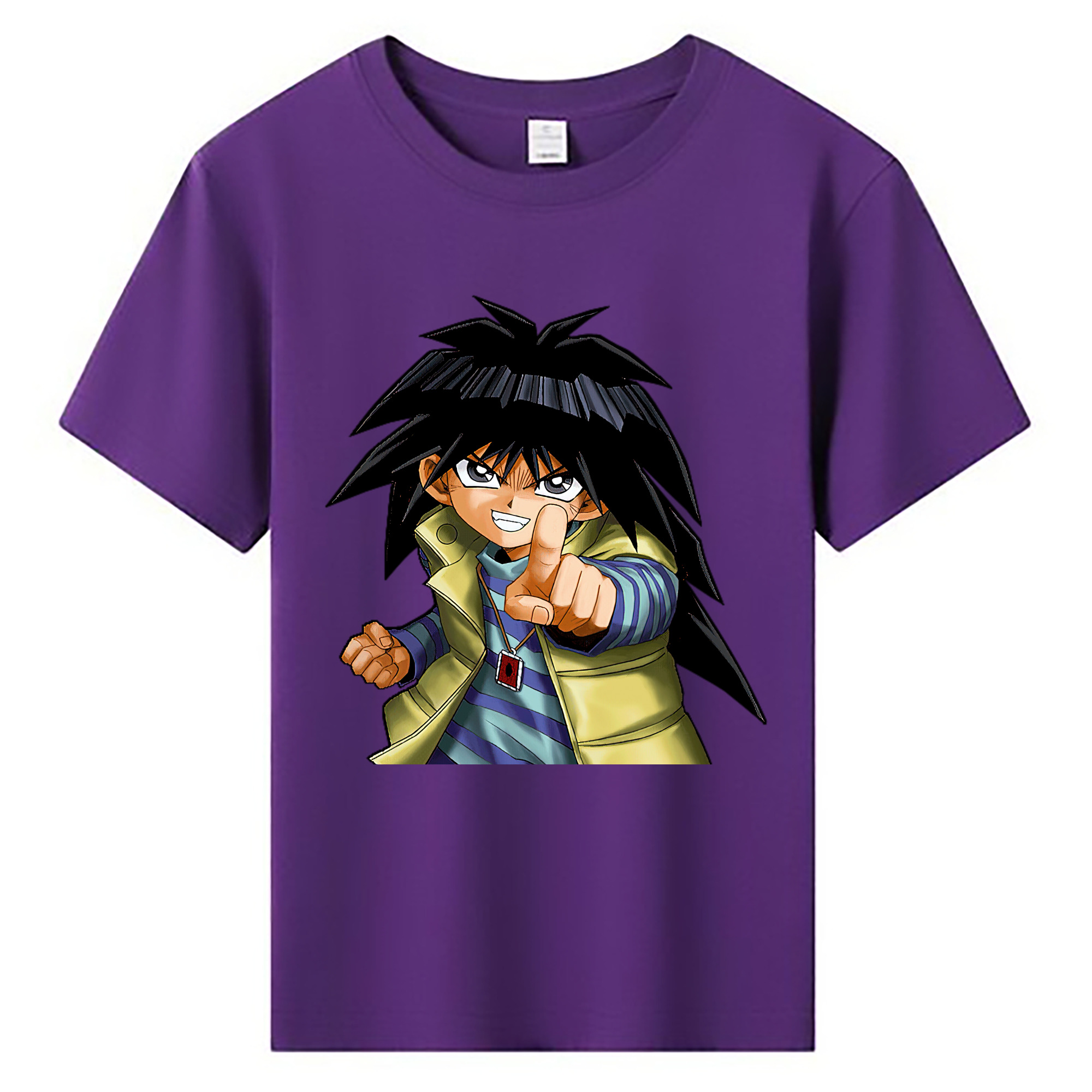 （画像用） 遊☆戯☆王 Yu-Gi-Oh! 綿100％キッズTシャツ（フロントプリント）