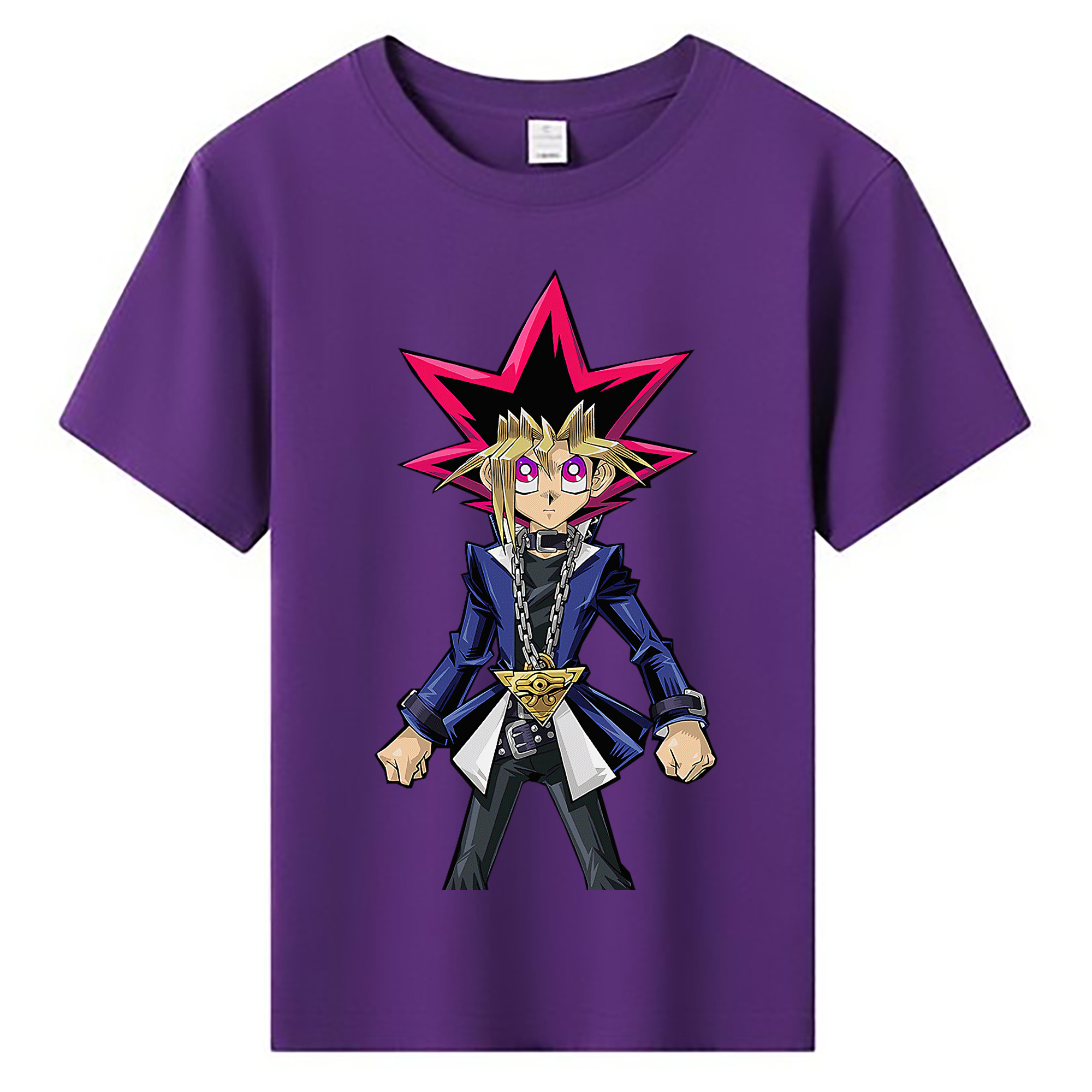 （画像用） 遊☆戯☆王 Yu-Gi-Oh! 綿100％キッズTシャツ（フロントプリント）