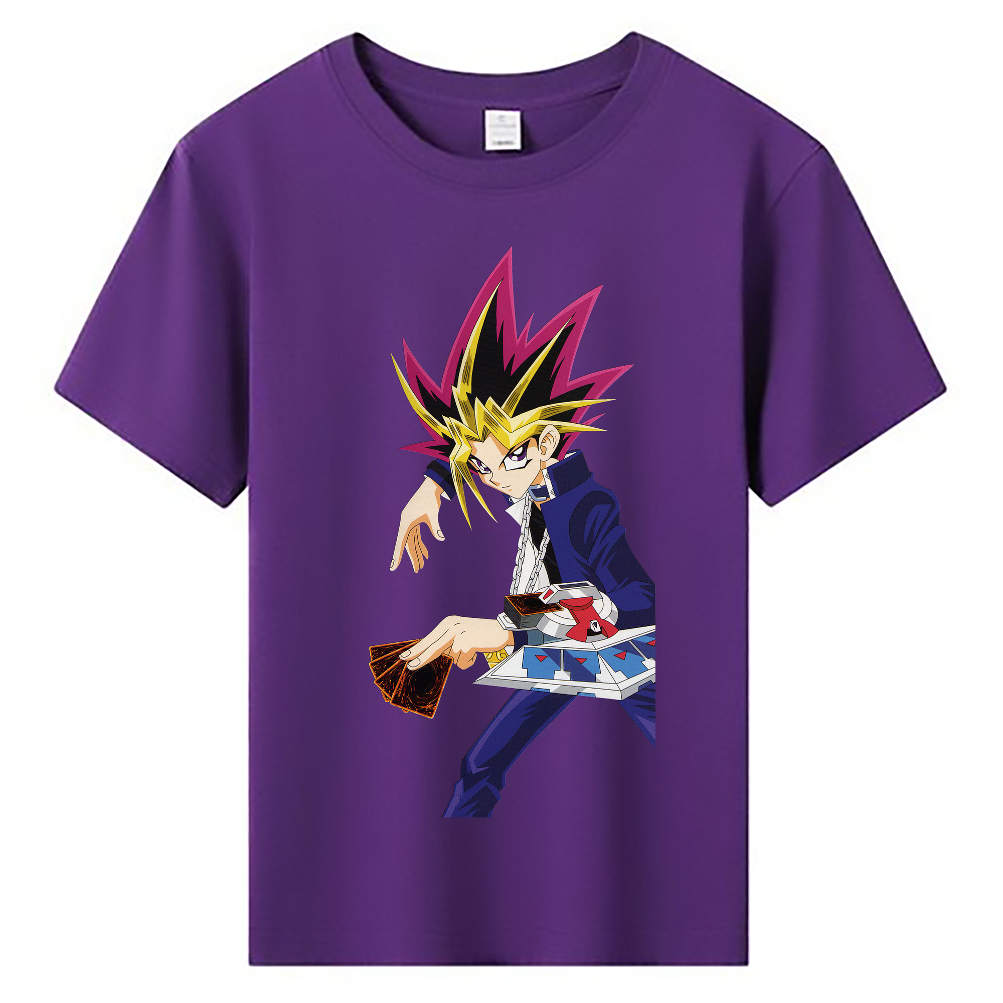 （画像用） 遊☆戯☆王 Yu-Gi-Oh! 綿100％キッズTシャツ（フロントプリント）