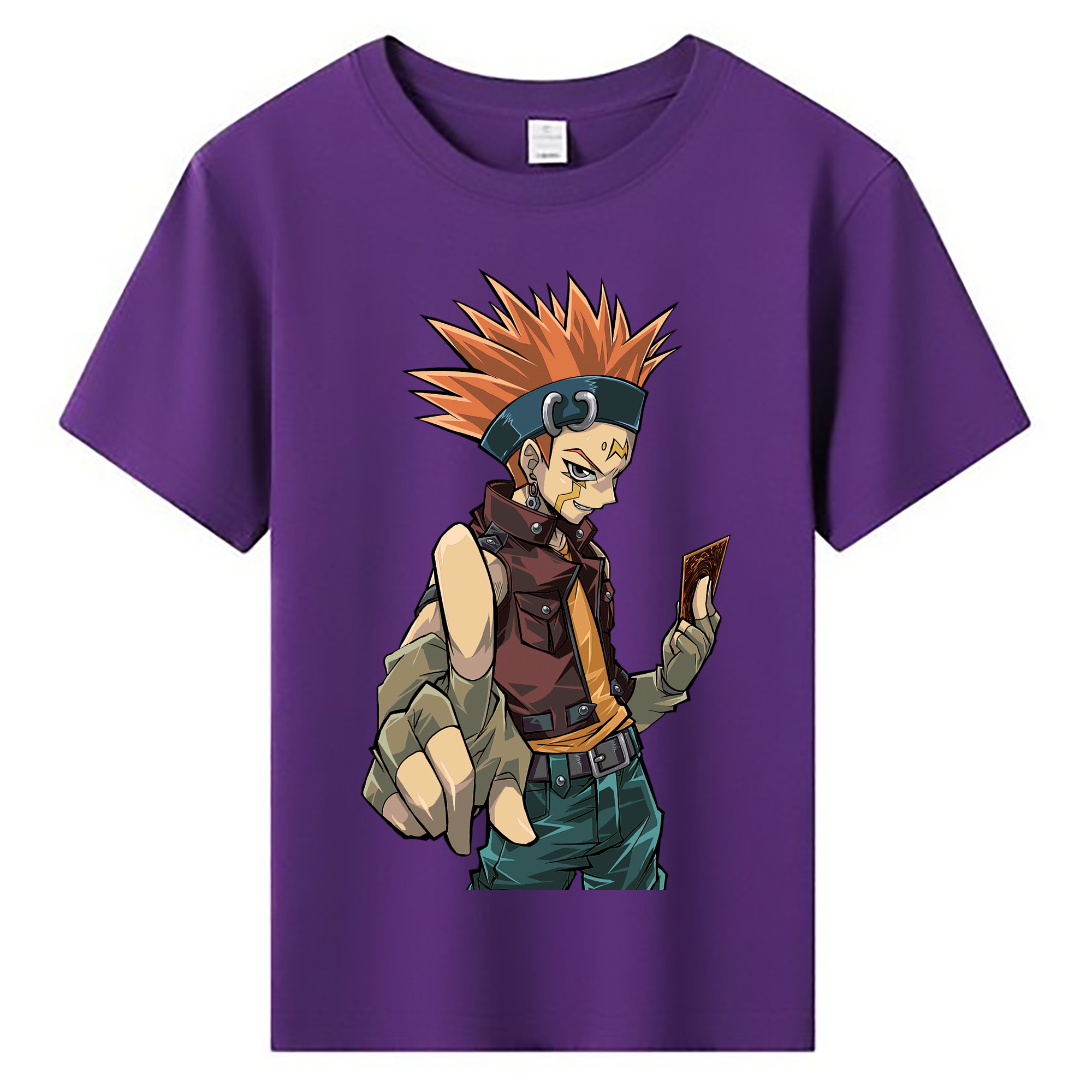 （画像用） 遊☆戯☆王 Yu-Gi-Oh! 綿100％キッズTシャツ（フロントプリント）
