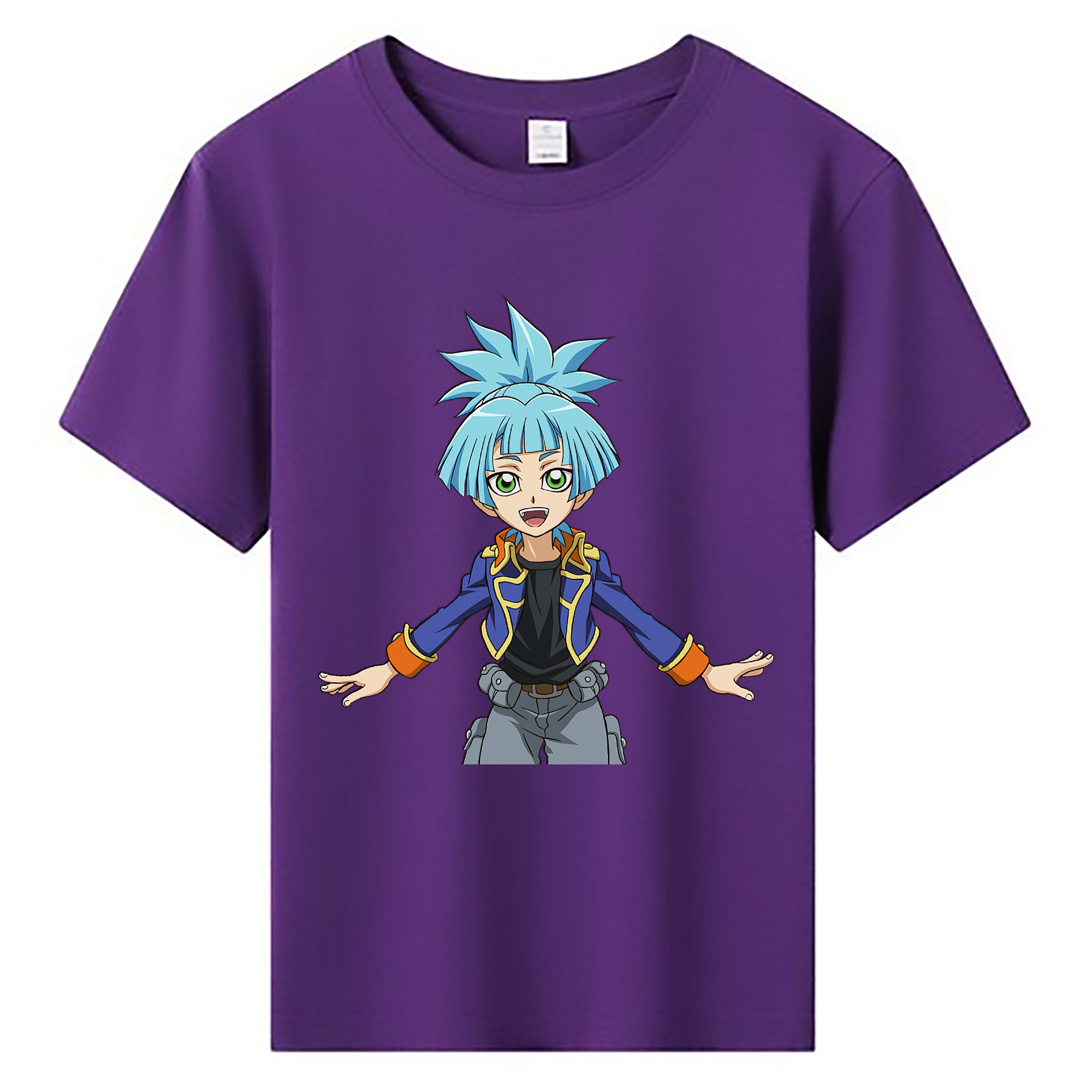 （画像用） 遊☆戯☆王 Yu-Gi-Oh! 綿100％キッズTシャツ（フロントプリント）