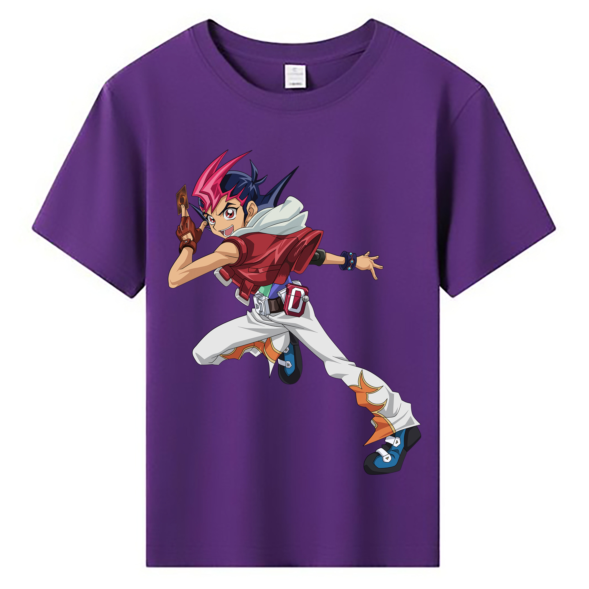 （画像用） 遊☆戯☆王 Yu-Gi-Oh! 綿100％キッズTシャツ（フロントプリント）