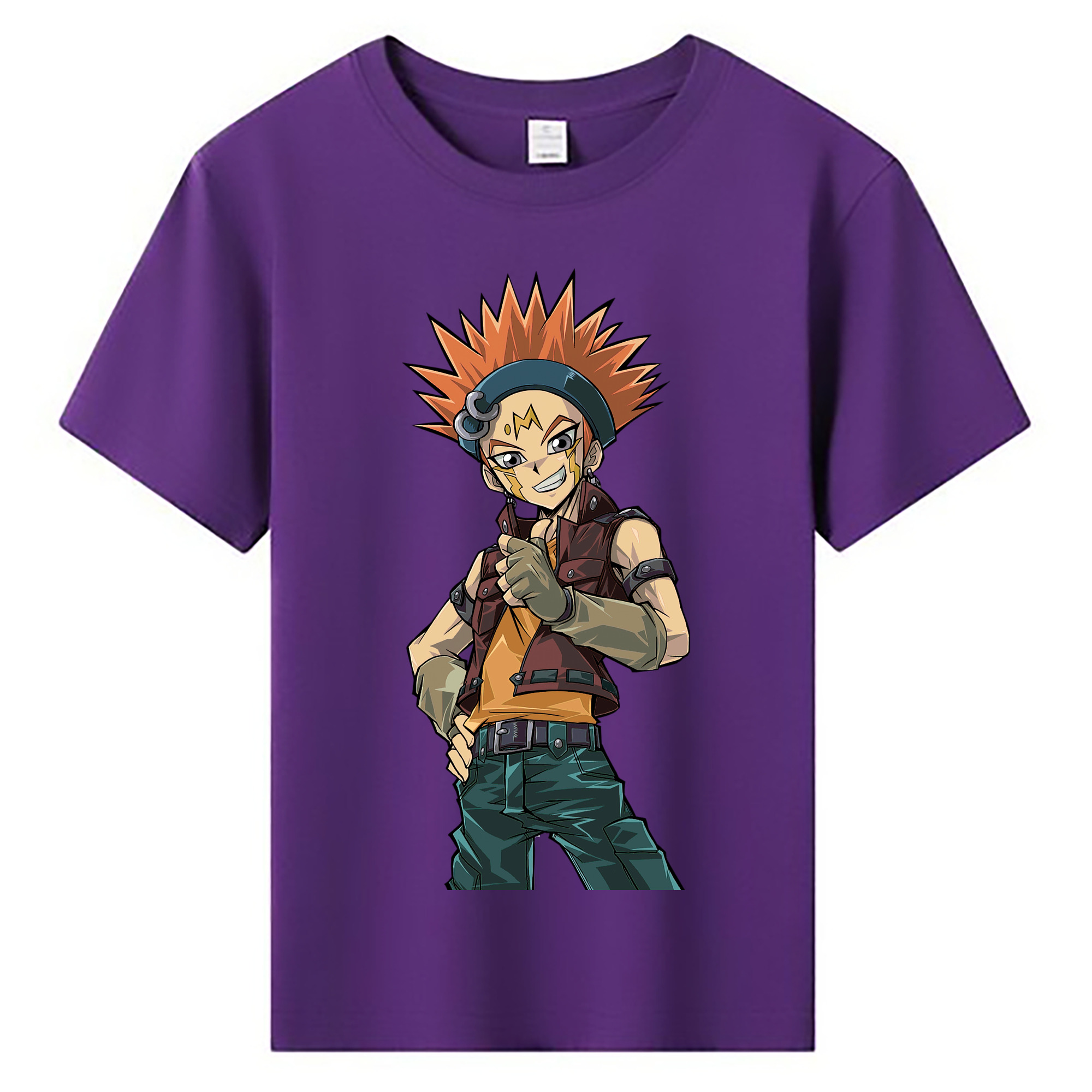（画像用） 遊☆戯☆王 Yu-Gi-Oh! 綿100％キッズTシャツ（フロントプリント）
