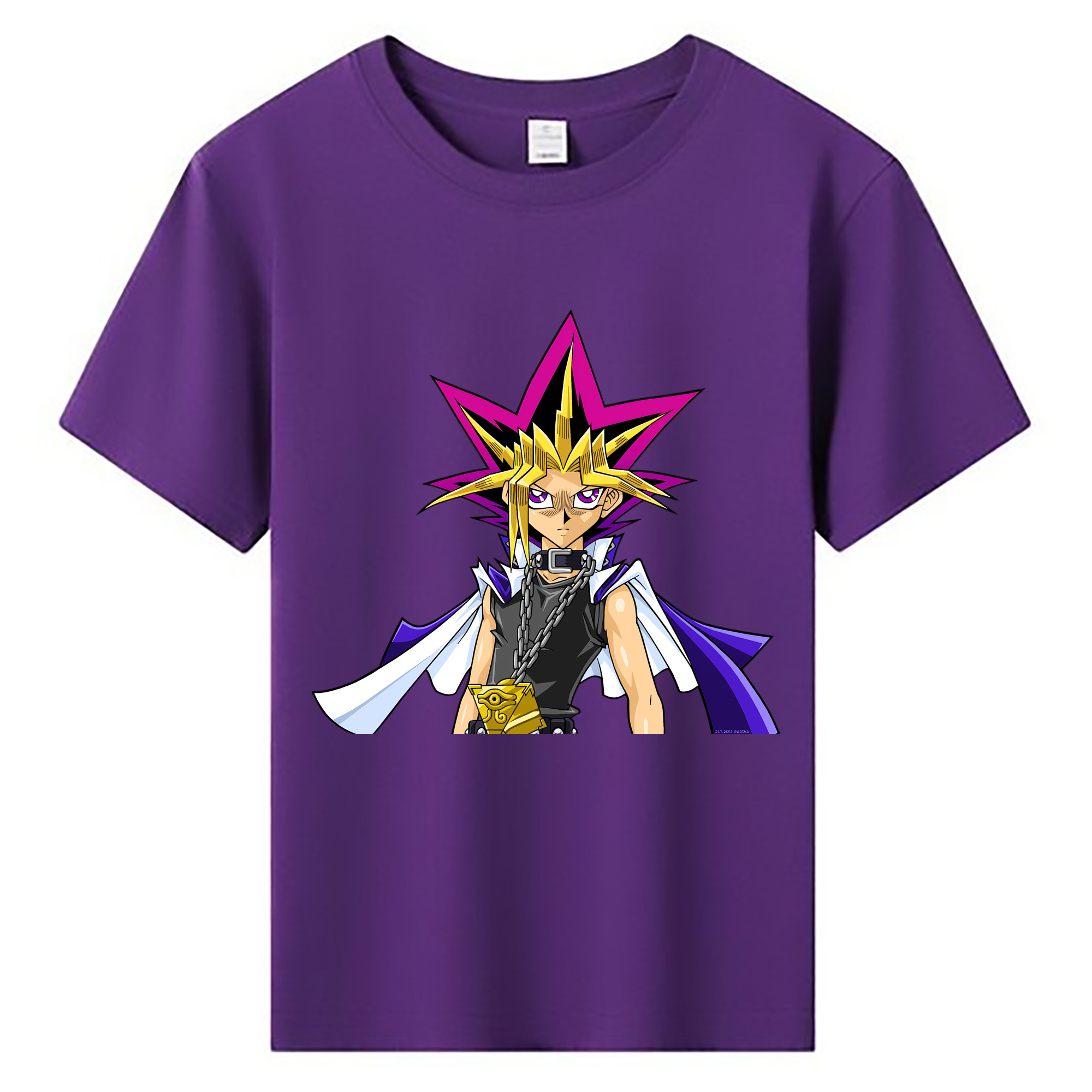（画像用） 遊☆戯☆王 Yu-Gi-Oh! 綿100％キッズTシャツ（フロントプリント）