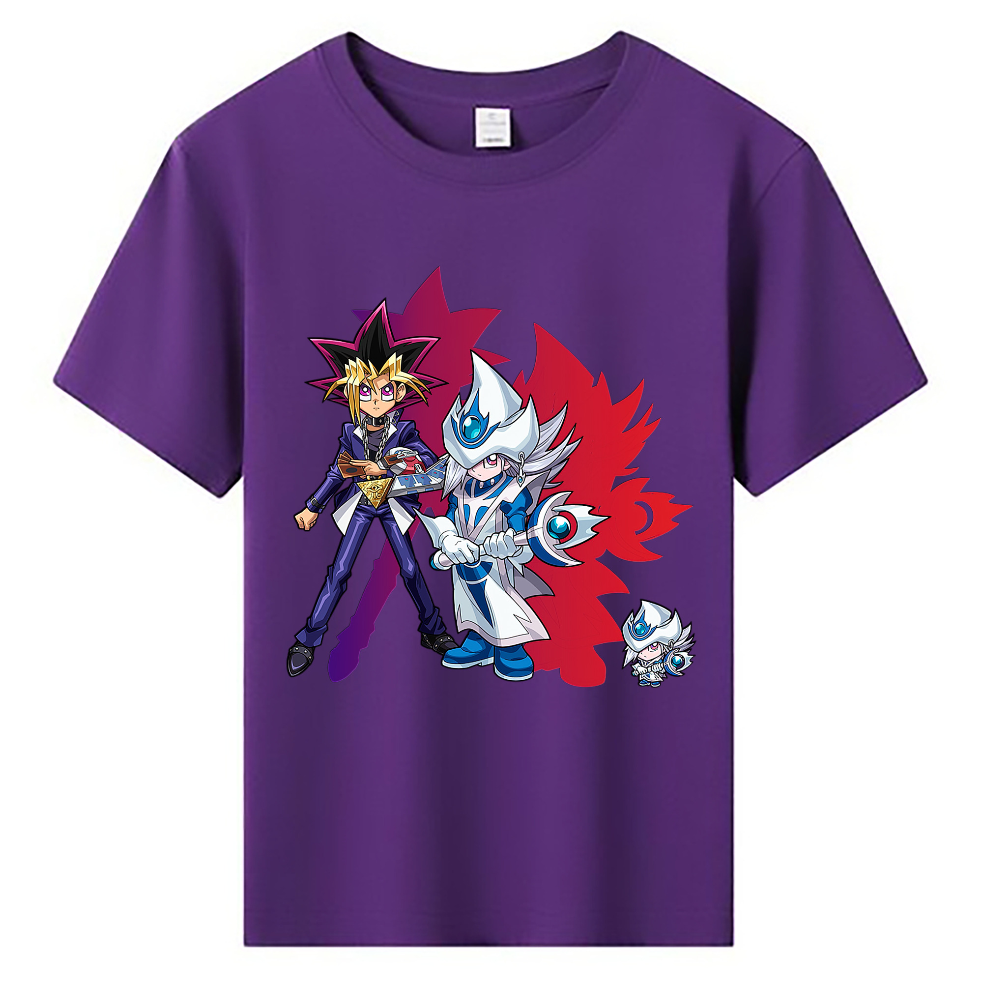 （画像用） 遊☆戯☆王 Yu-Gi-Oh! 綿100％キッズTシャツ（フロントプリント）