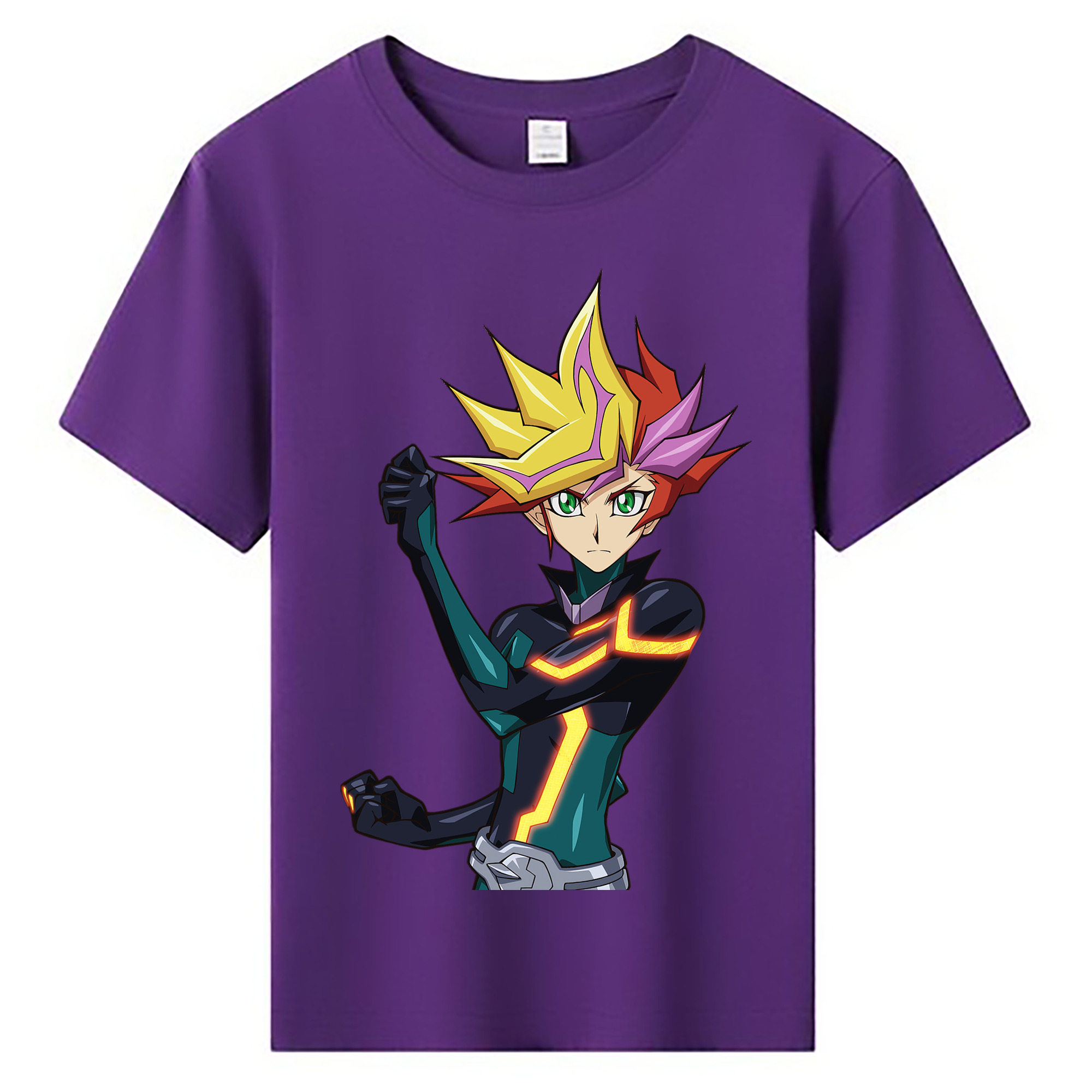 （画像用） 遊☆戯☆王 Yu-Gi-Oh! 綿100％キッズTシャツ（フロントプリント）