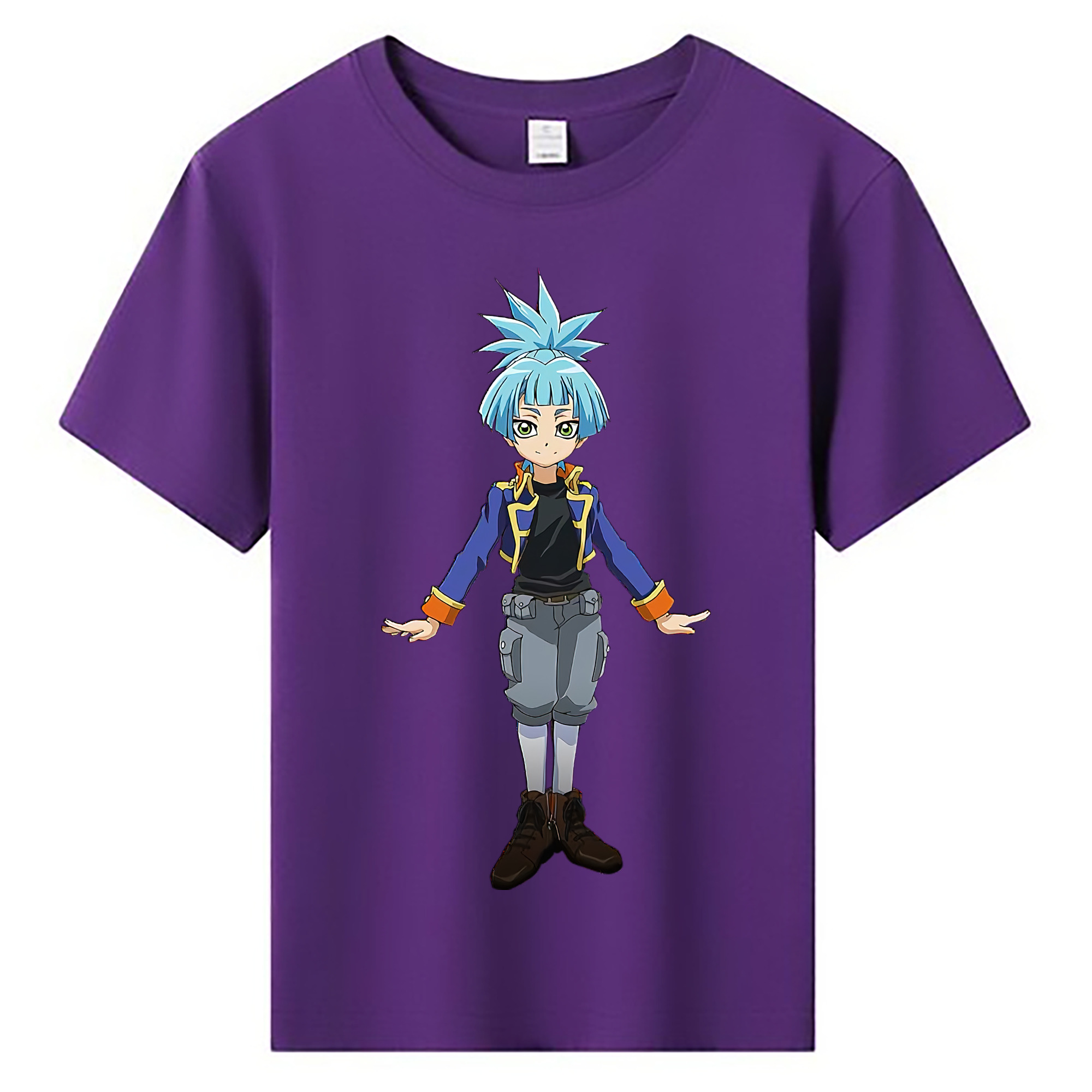 （画像用） 遊☆戯☆王 Yu-Gi-Oh! 綿100％キッズTシャツ（フロントプリント）