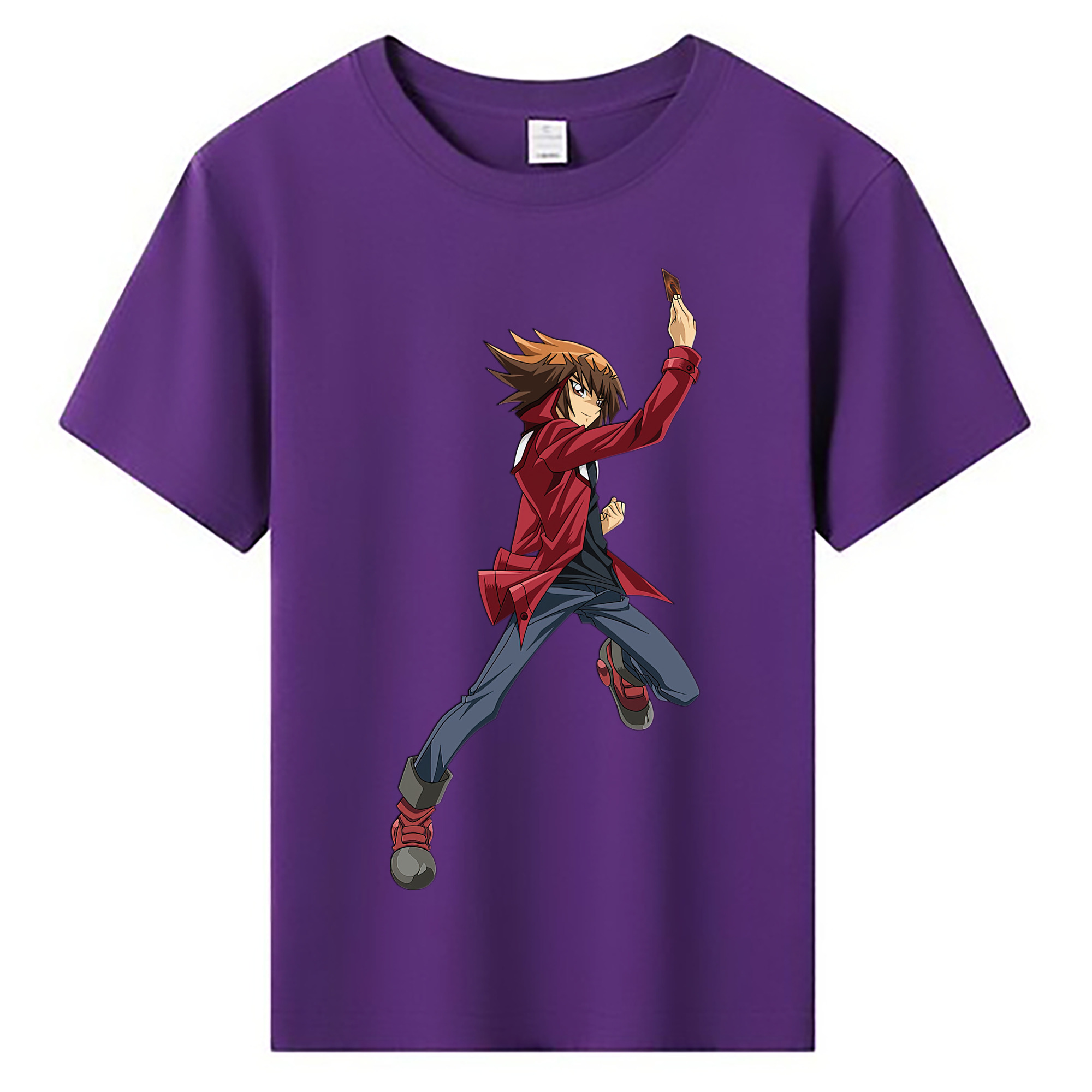 （画像用） 遊☆戯☆王 Yu-Gi-Oh! 綿100％キッズTシャツ（フロントプリント）