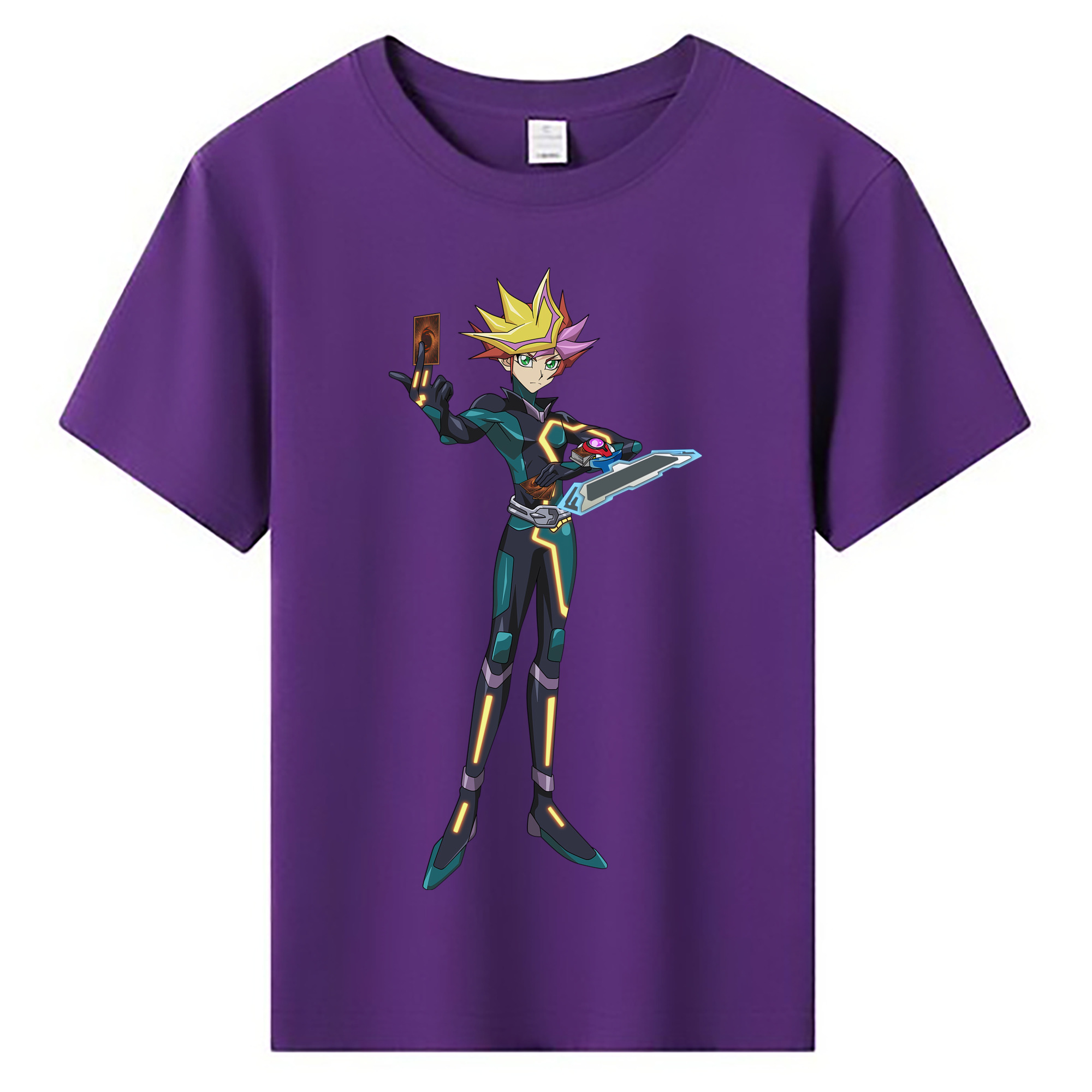 （画像用） 遊☆戯☆王 Yu-Gi-Oh! 綿100％キッズTシャツ（フロントプリント）