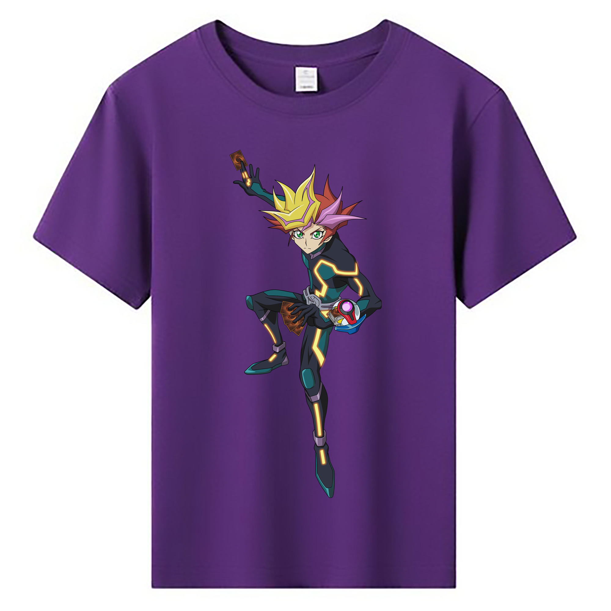 （画像用） 遊☆戯☆王 Yu-Gi-Oh! 綿100％キッズTシャツ（フロントプリント）