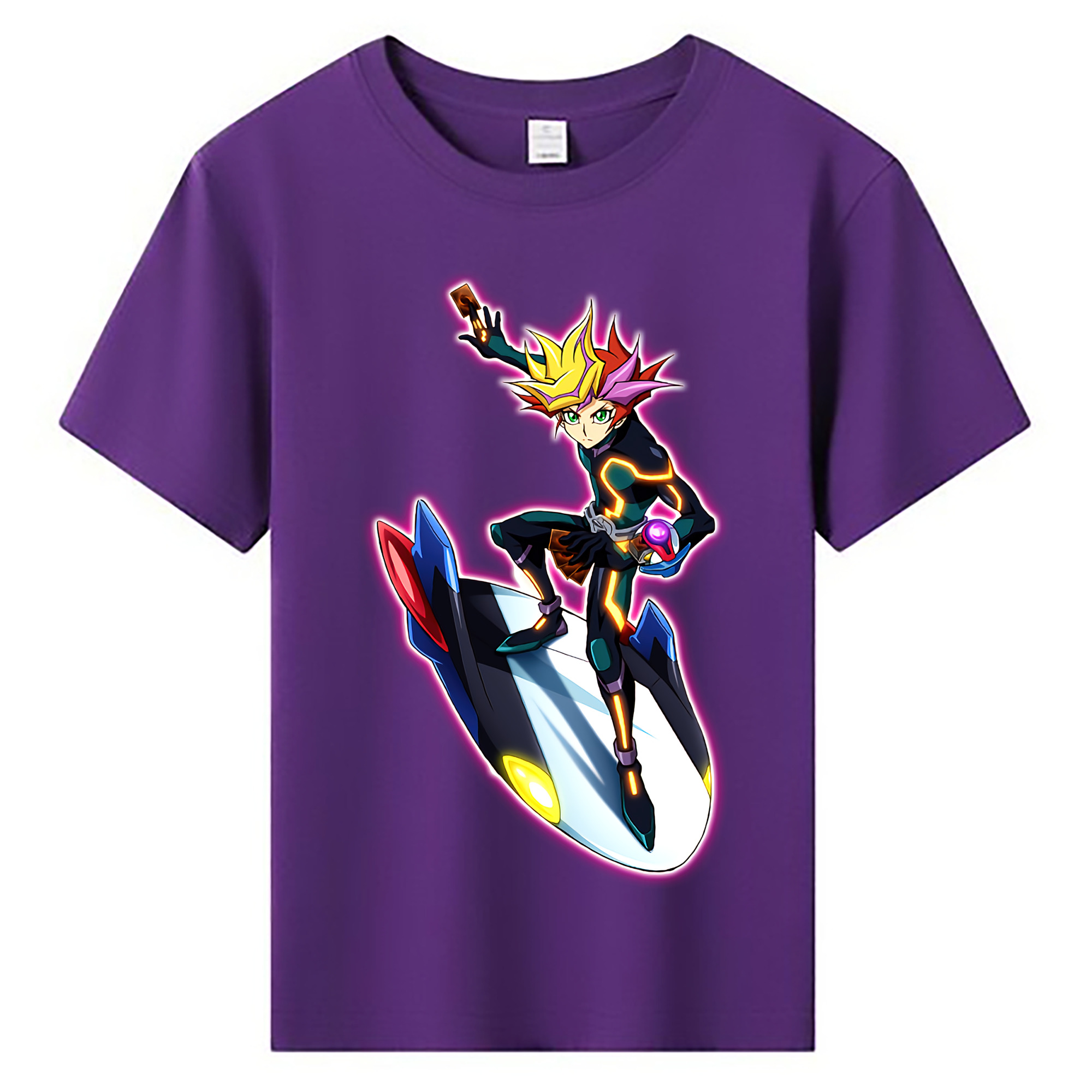 （画像用） 遊☆戯☆王 Yu-Gi-Oh! 綿100％キッズTシャツ（フロントプリント）