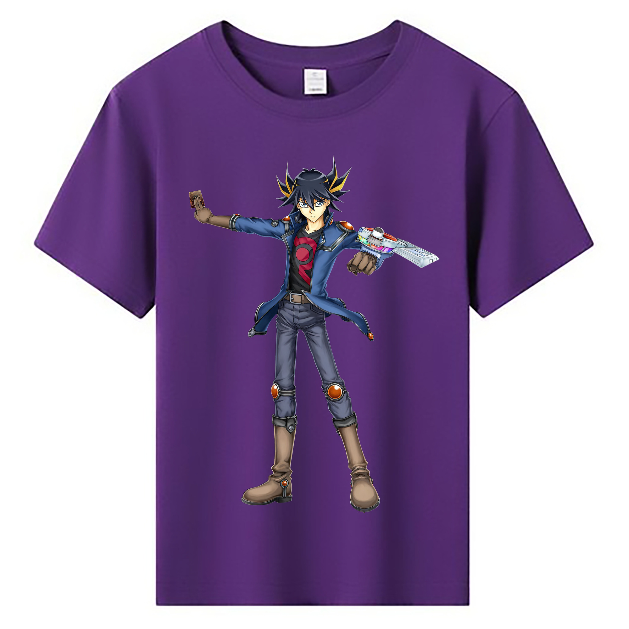 （画像用） 遊☆戯☆王 Yu-Gi-Oh! 綿100％キッズTシャツ（フロントプリント）