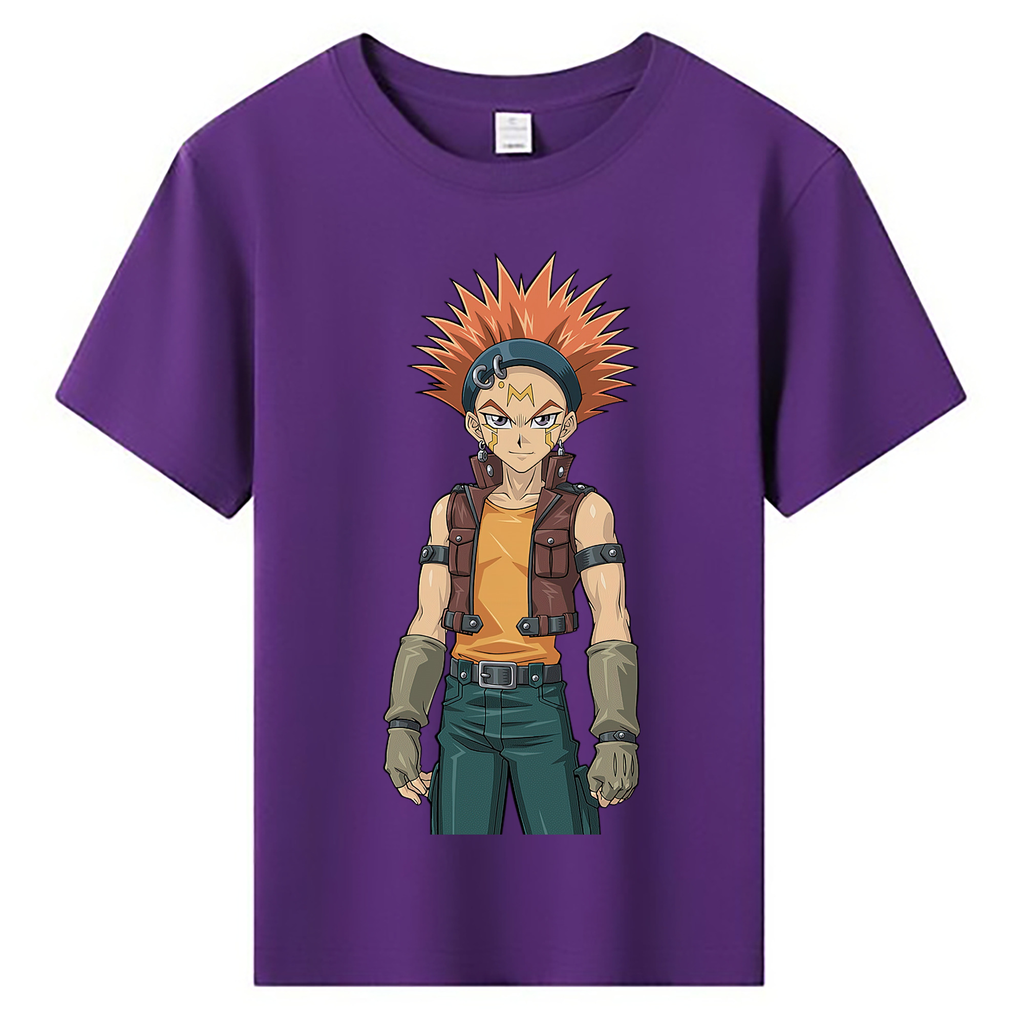 （画像用） 遊☆戯☆王 Yu-Gi-Oh! 綿100％キッズTシャツ（フロントプリント）